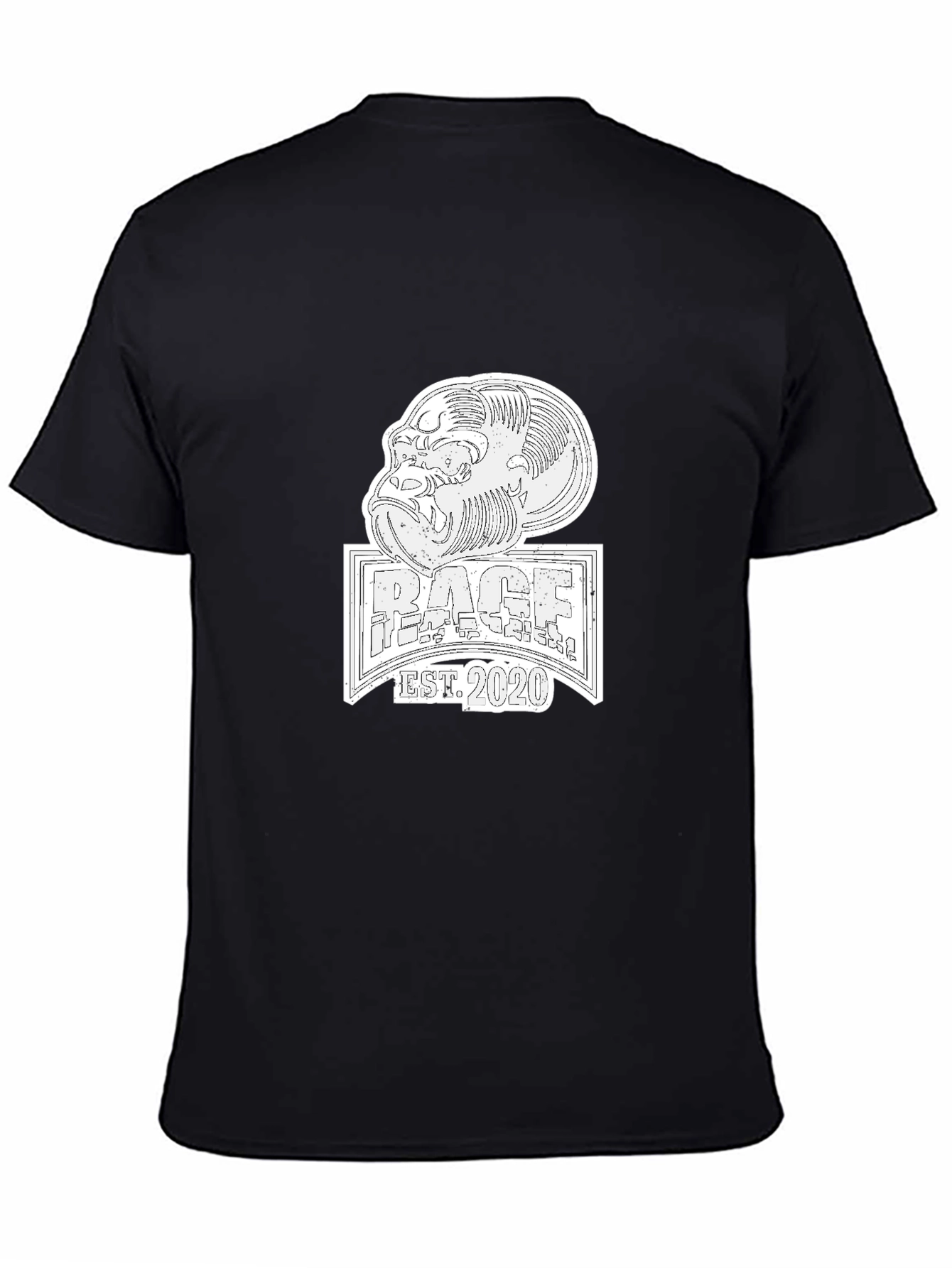 RAGE Gorilla T-Shirt - Est. 2020 - Black