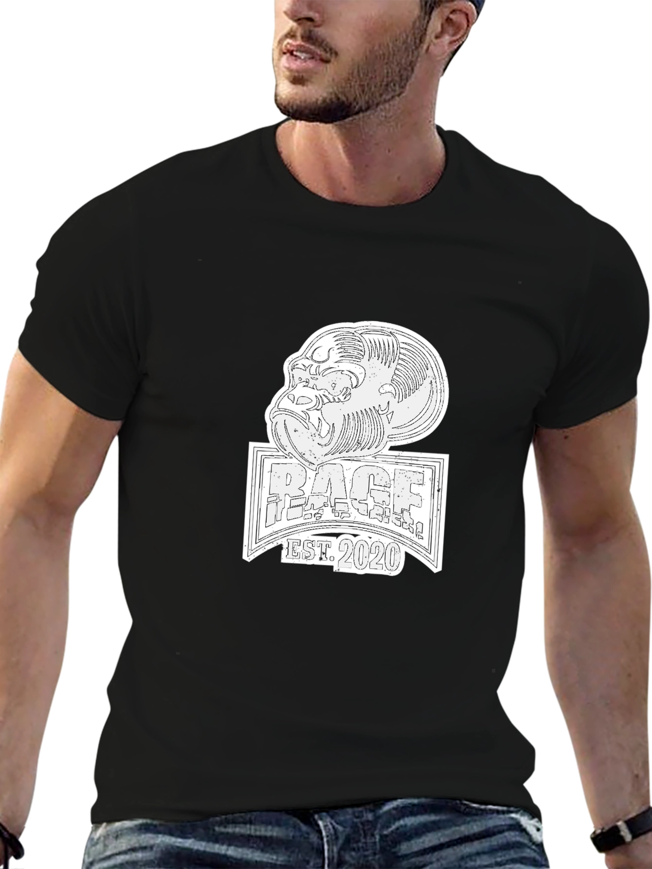 RAGE Gorilla T-Shirt - Est. 2020 - Black