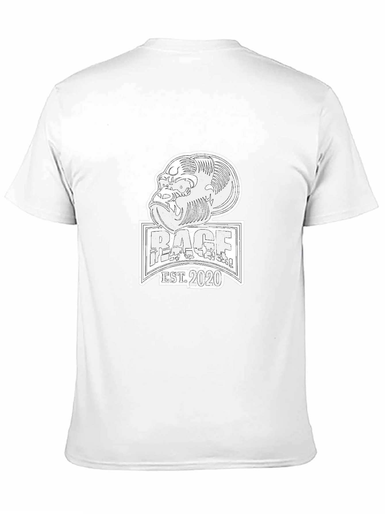 RAGE Gorilla T-Shirt - Est. 2020 - Black