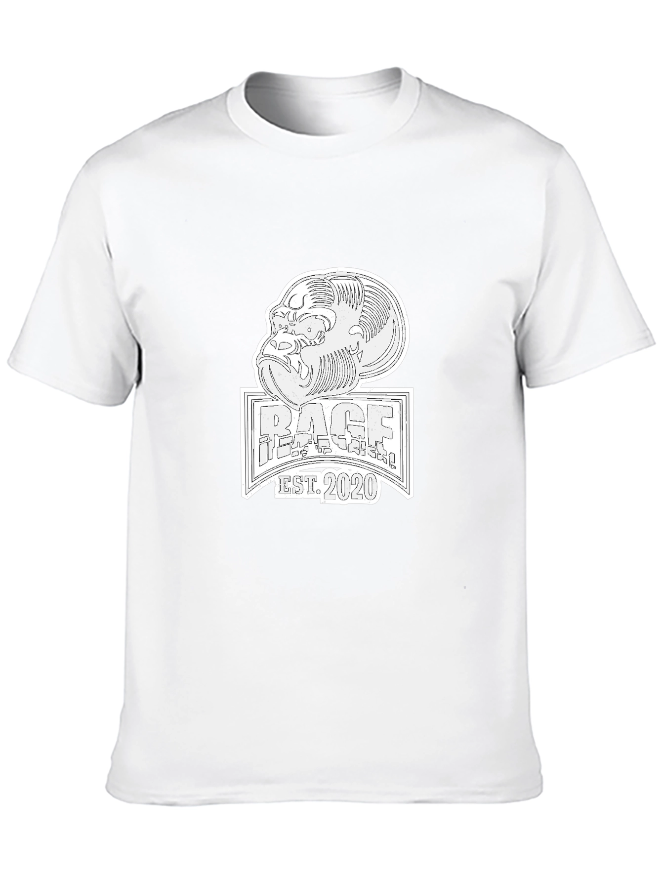 RAGE Gorilla T-Shirt - Est. 2020 - Black