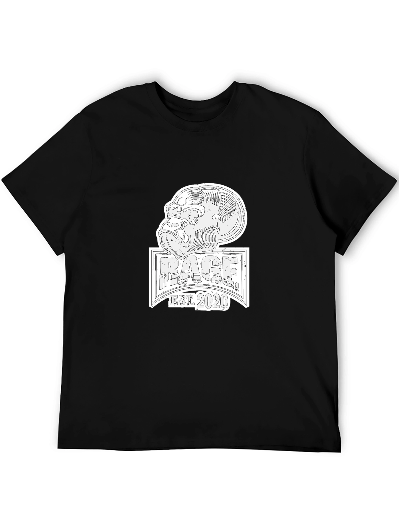 RAGE Gorilla T-Shirt - Est. 2020 - Black