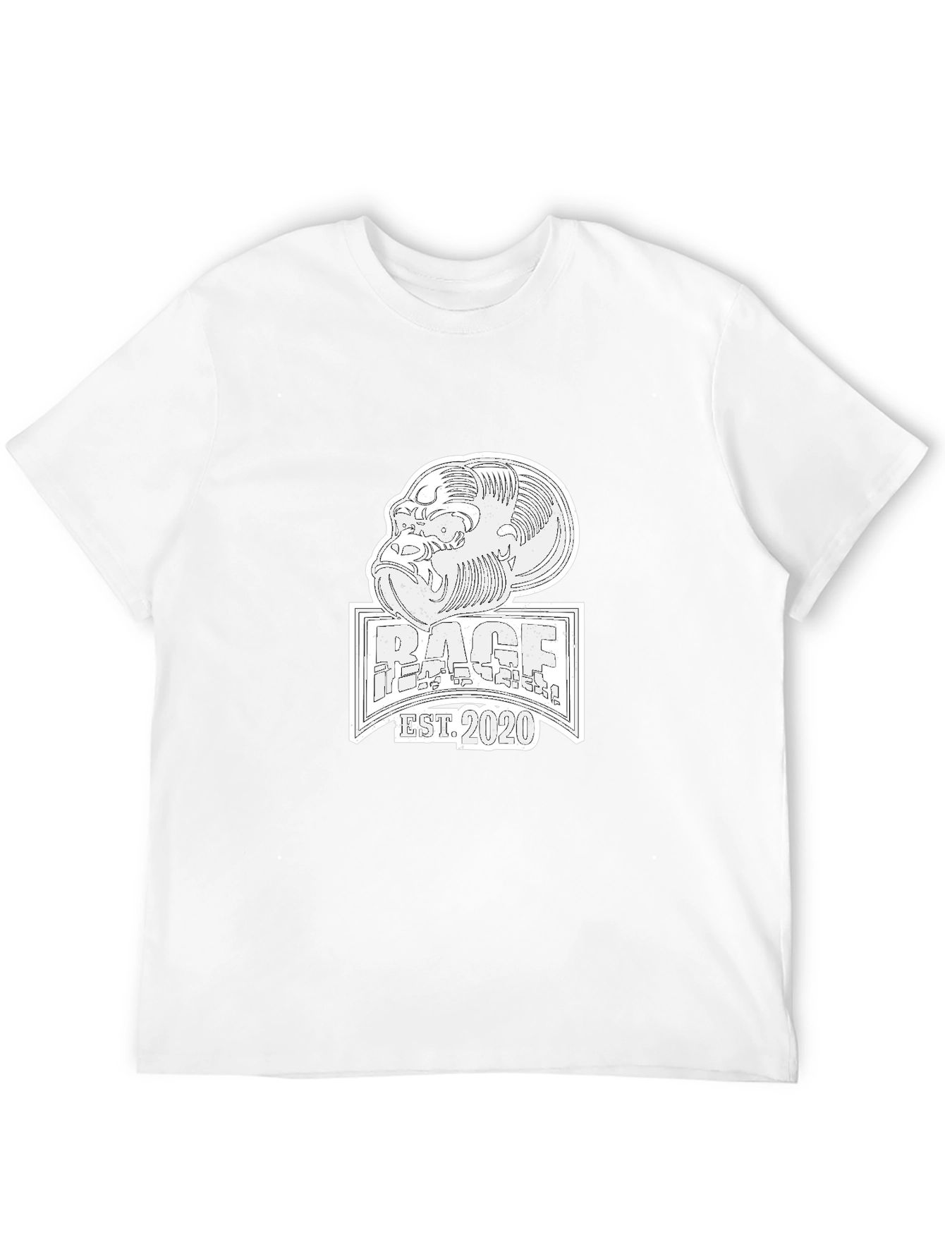 RAGE Gorilla T-Shirt - Est. 2020 - Black
