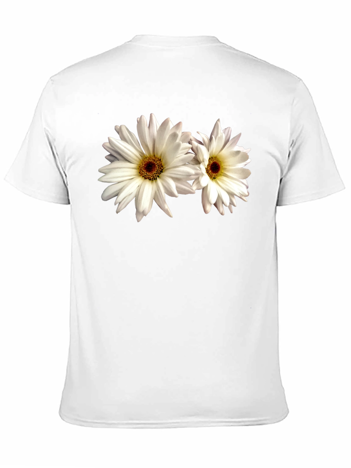 Daisy Flower Graphic Tee - Black