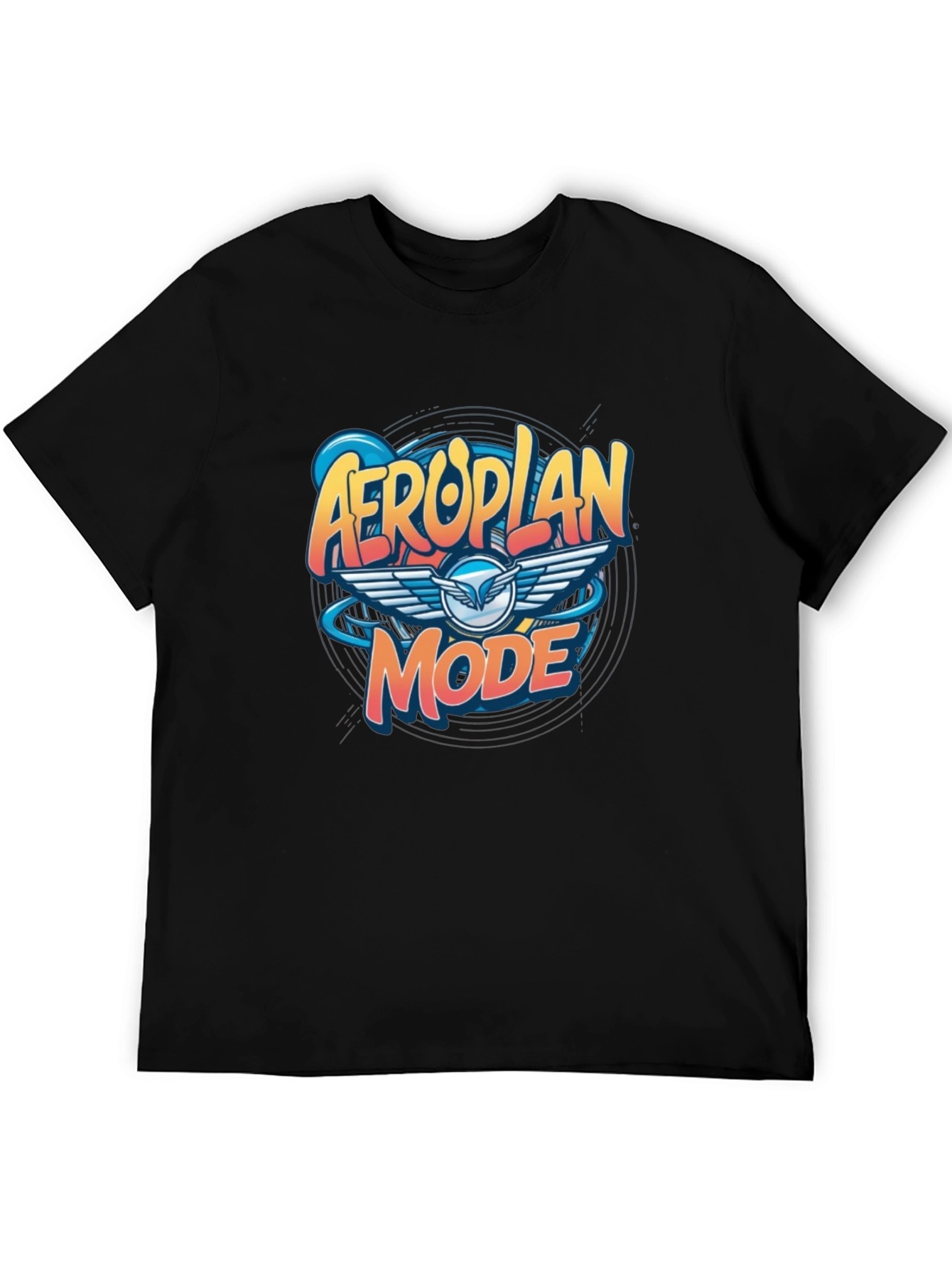 Aeroplan Mode Graphic Tee - Black