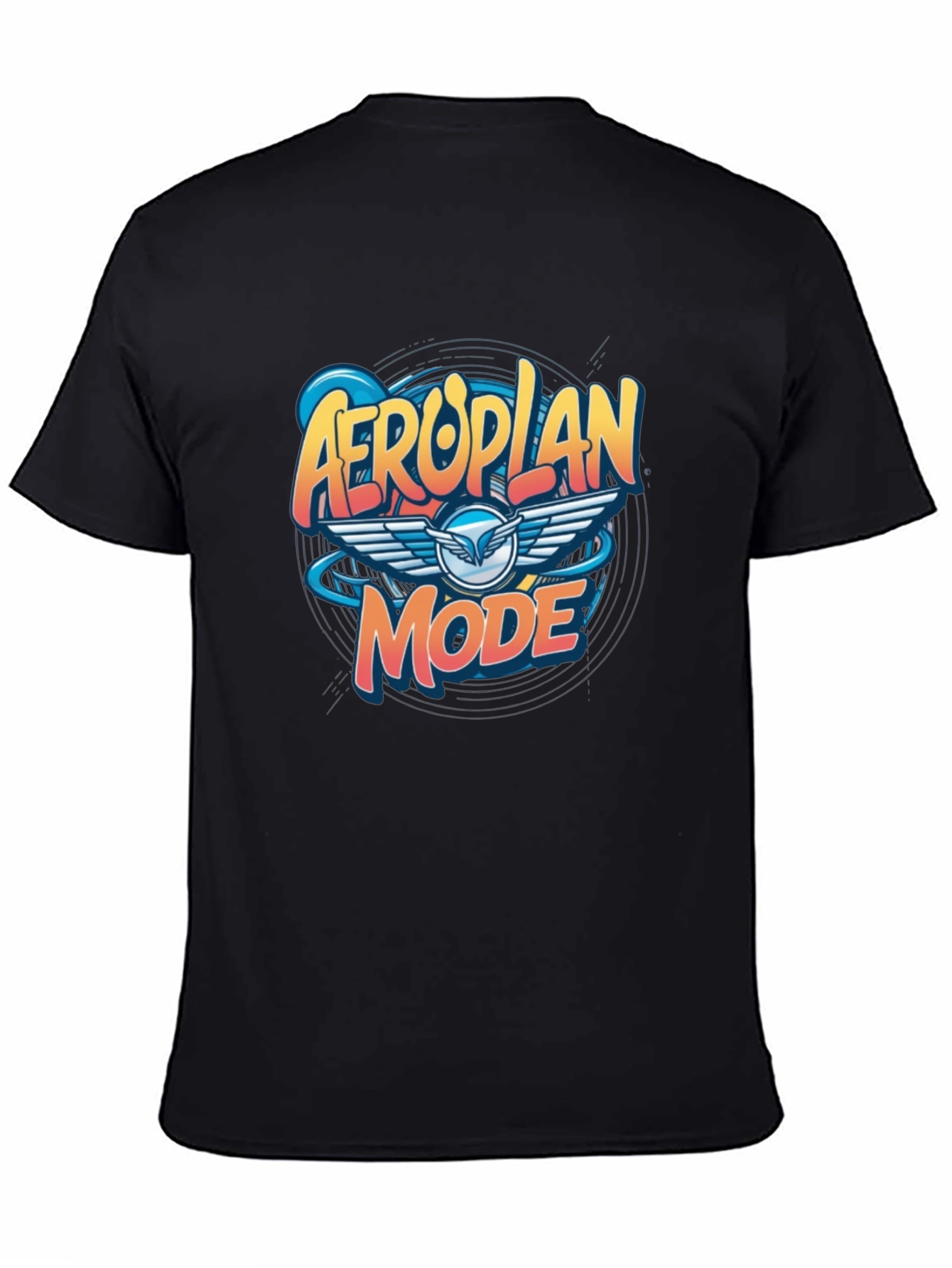 Aeroplan Mode Graphic Tee - Black