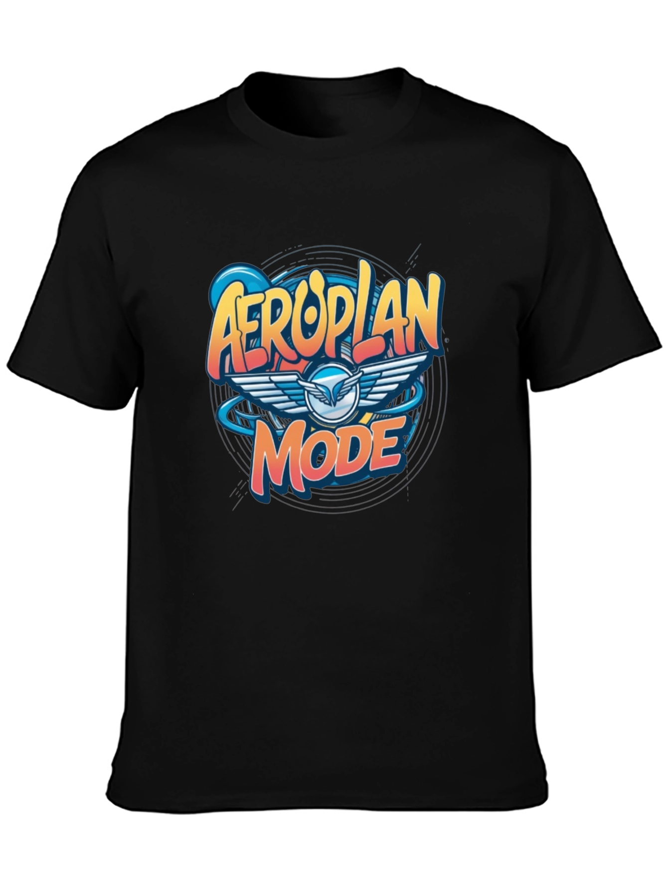 Aeroplan Mode Graphic Tee - Black