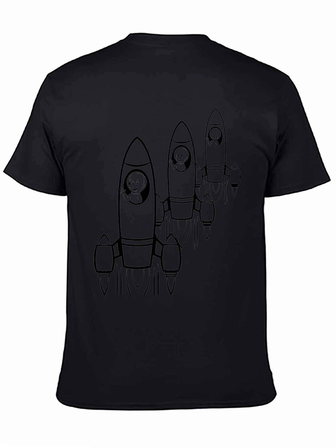 Rocket Babies Black T-Shirt