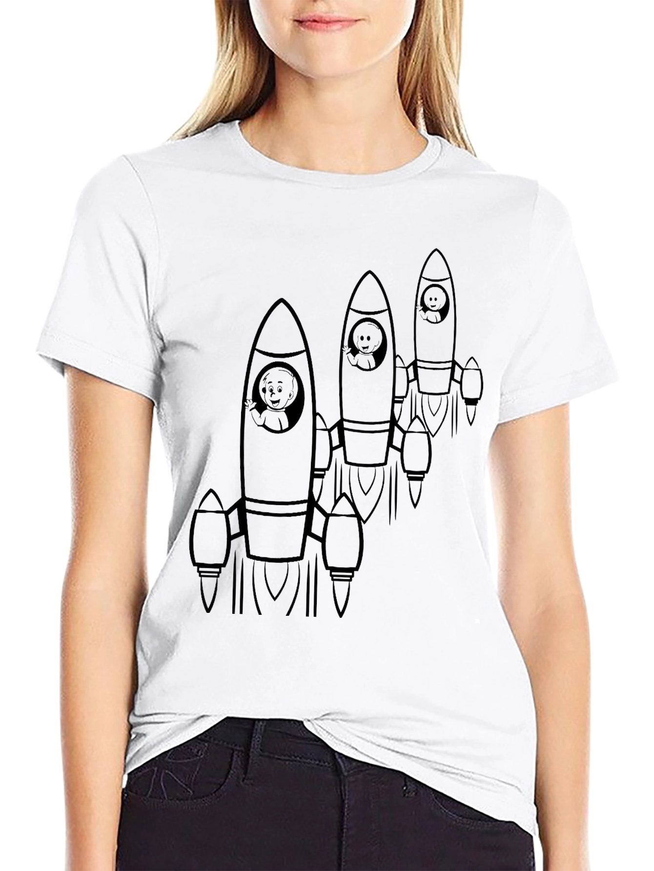 Rocket Babies Black T-Shirt