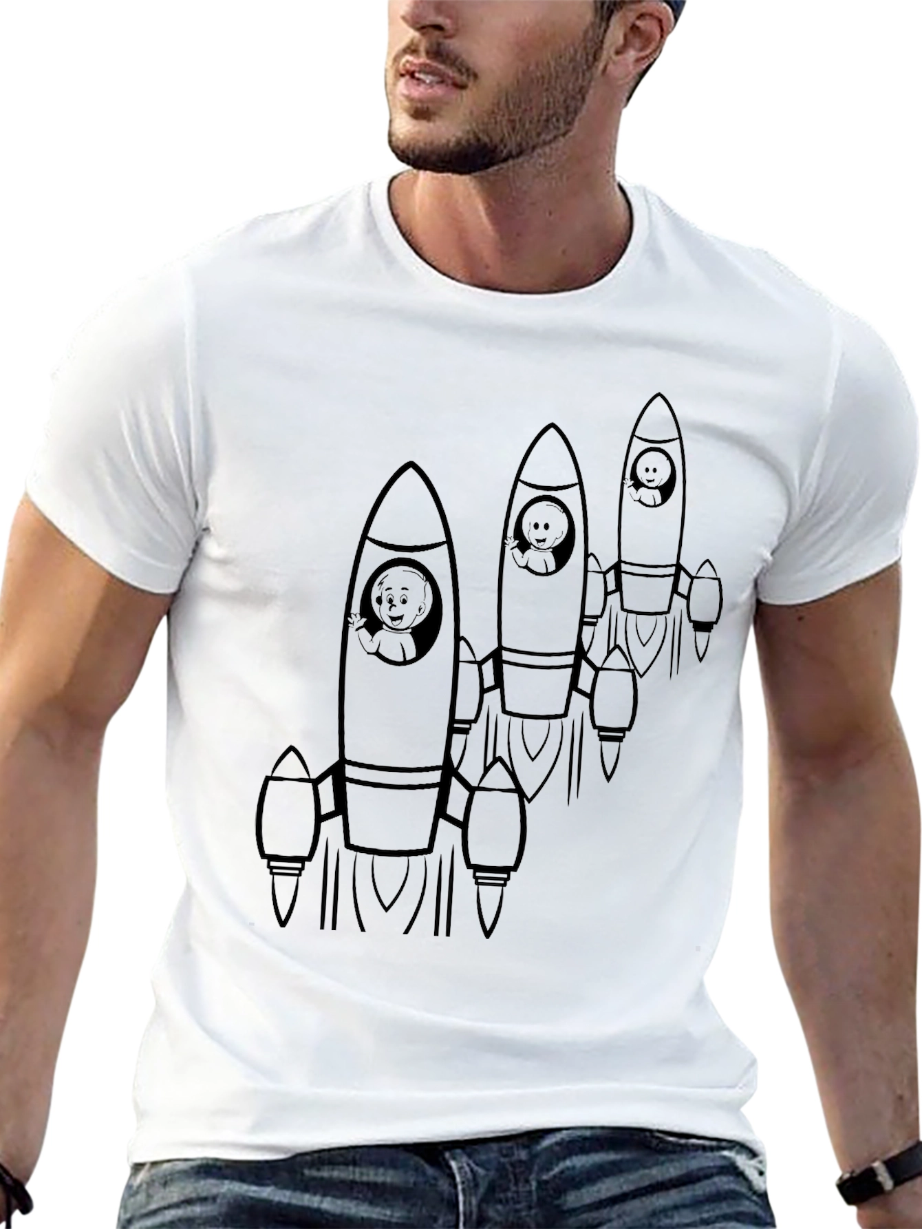 Rocket Babies Black T-Shirt