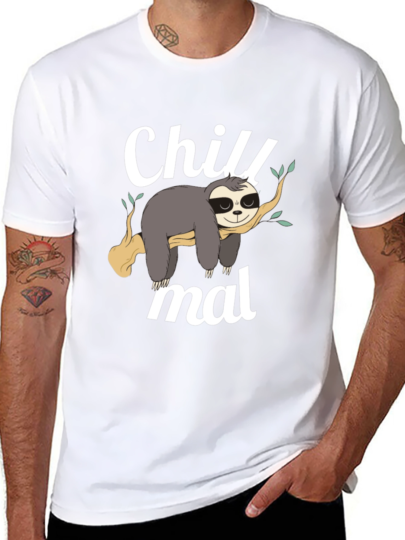 Chill Mal Sloth Graphic Tee