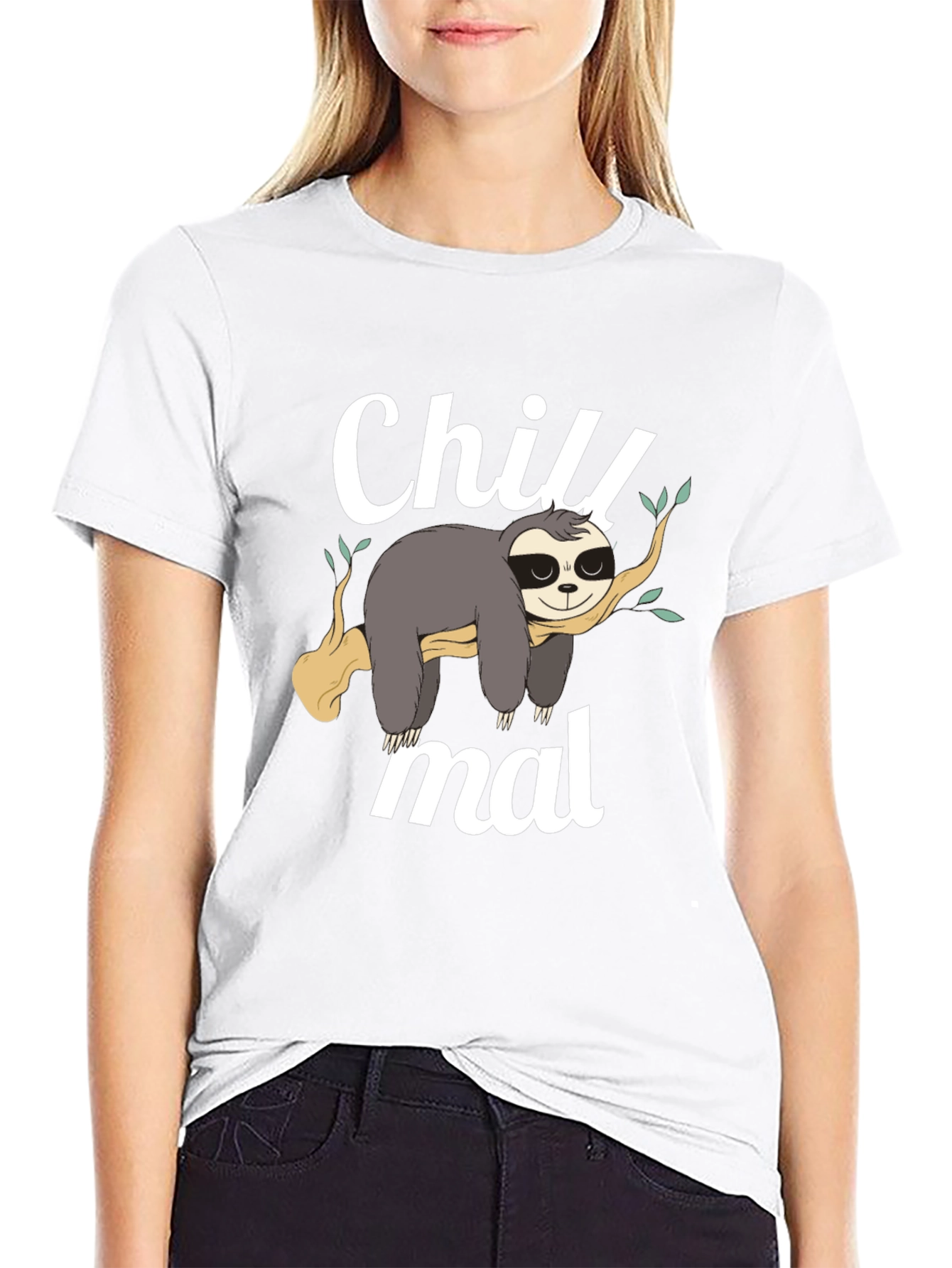 Chill Mal Sloth Graphic Tee