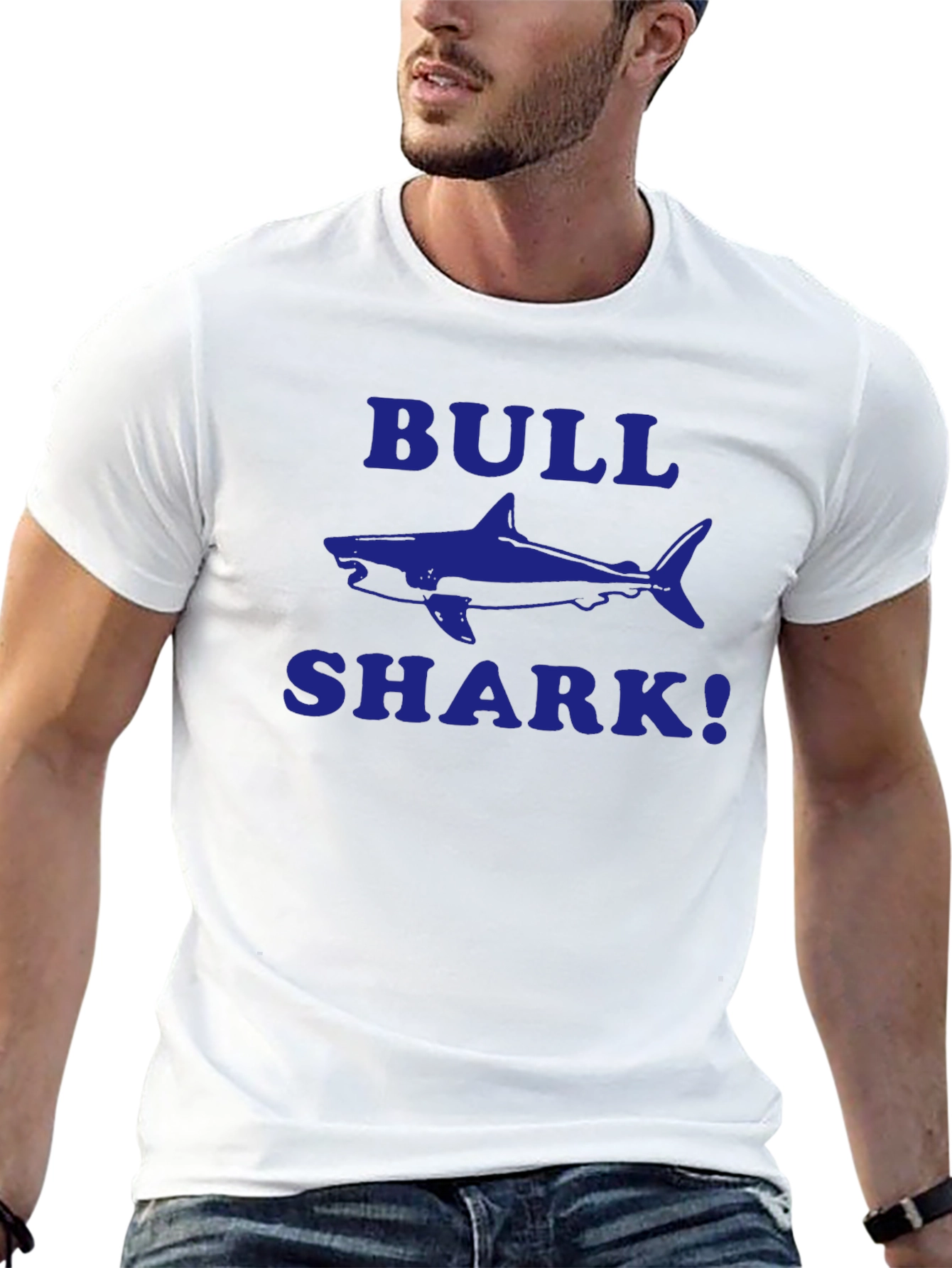 Bull Shark Graphic T-Shirt - Black