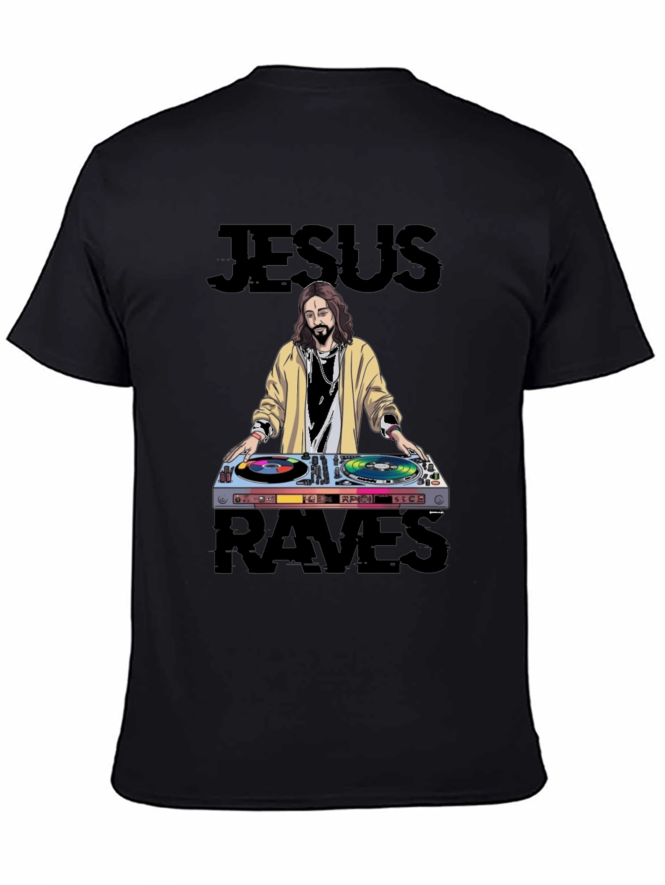 Jesus Raves Graphic T-Shirt