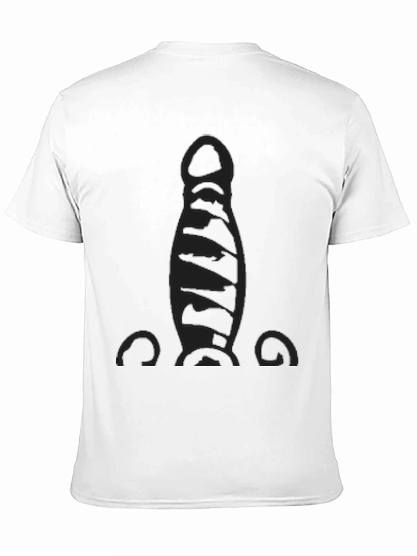 Mens Black Bowling Pin Graphic Tee