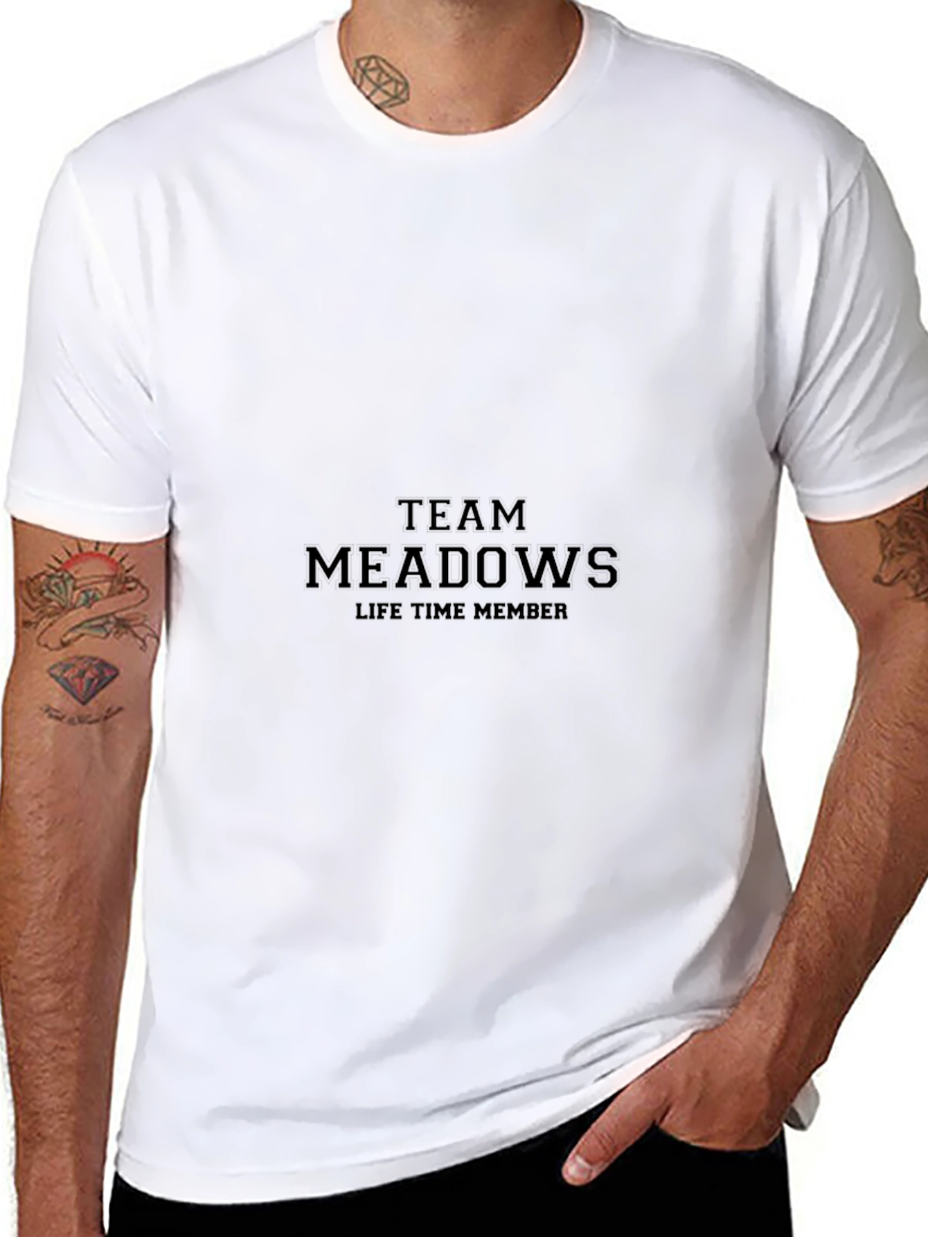 Team Meadows Lifetime Member Black Tee