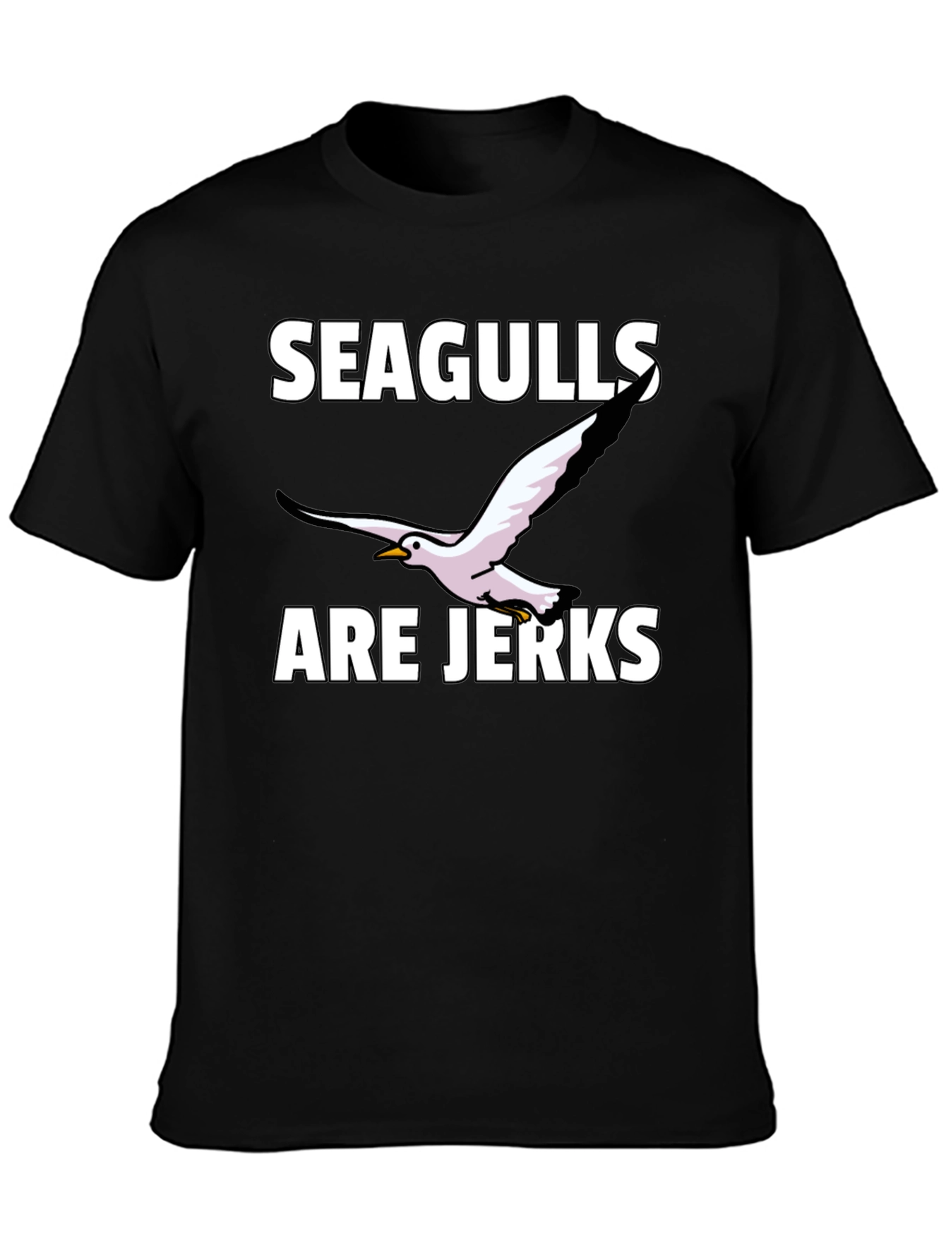 Seagulls Are Jerks Graphic Tee