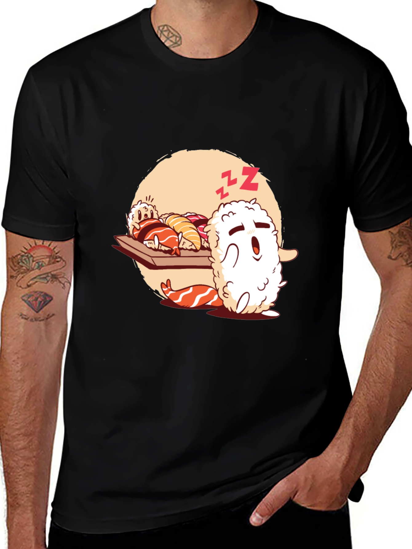 Sushi Sleep Funny T-Shirt