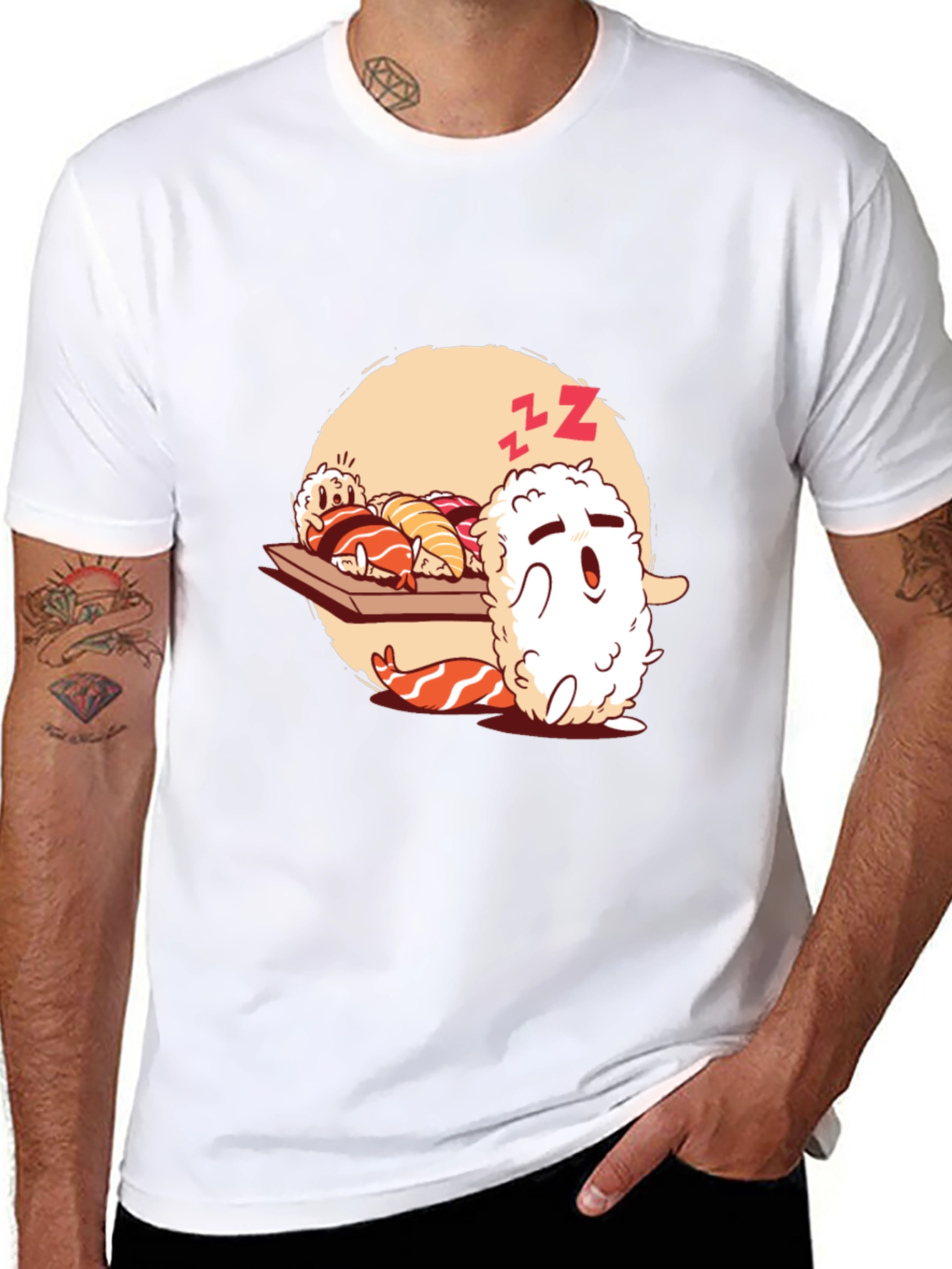Sushi Sleep Funny T-Shirt