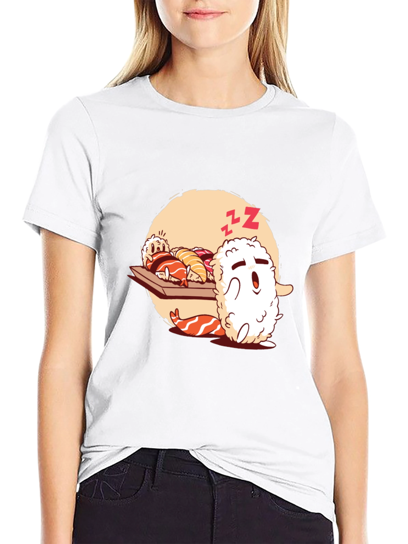 Sushi Sleep Funny T-Shirt