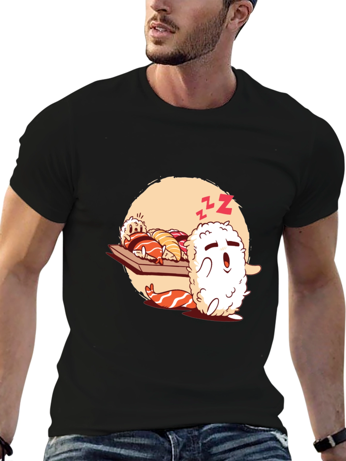 Sushi Sleep Funny T-Shirt