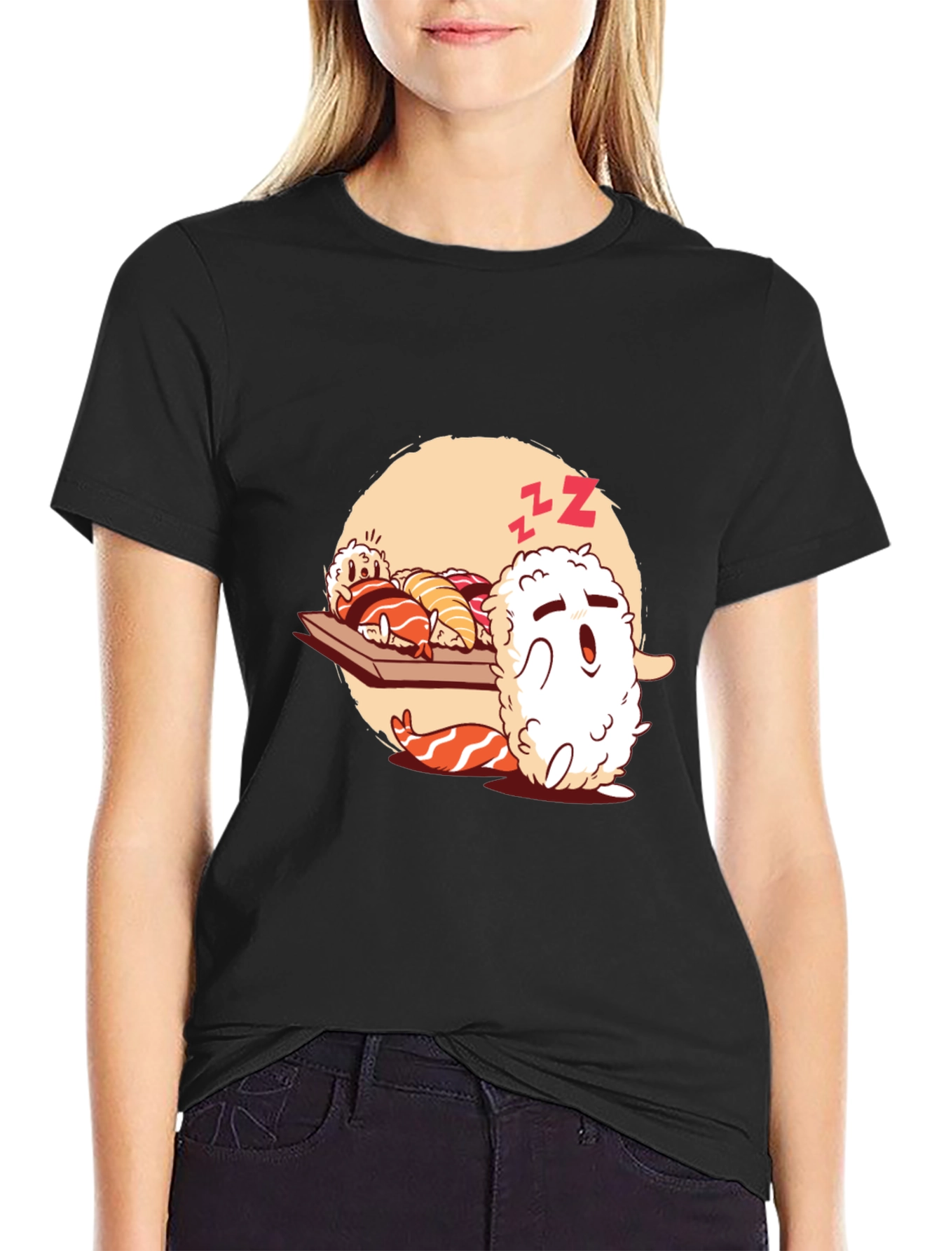 Sushi Sleep Funny T-Shirt