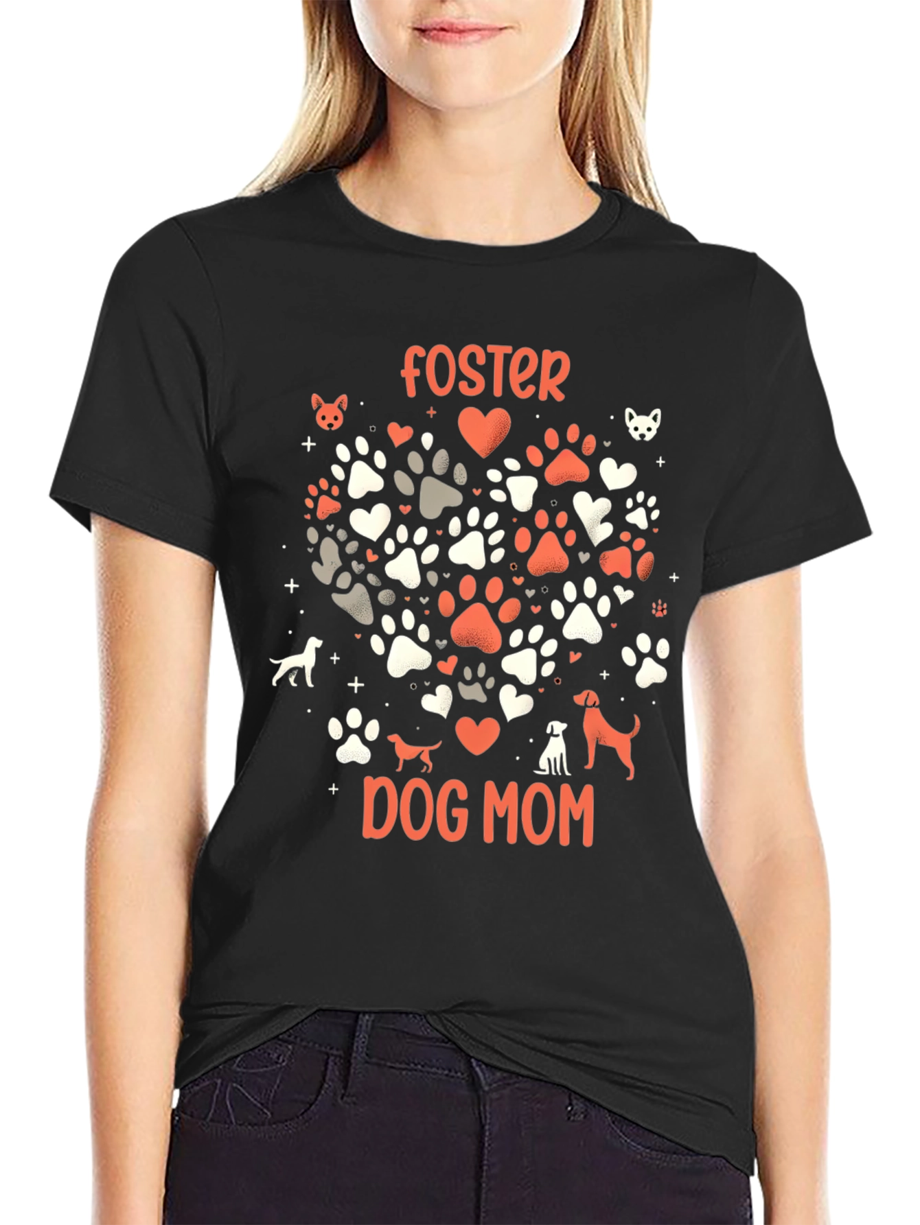 Foster Dog Mom Graphic Tee