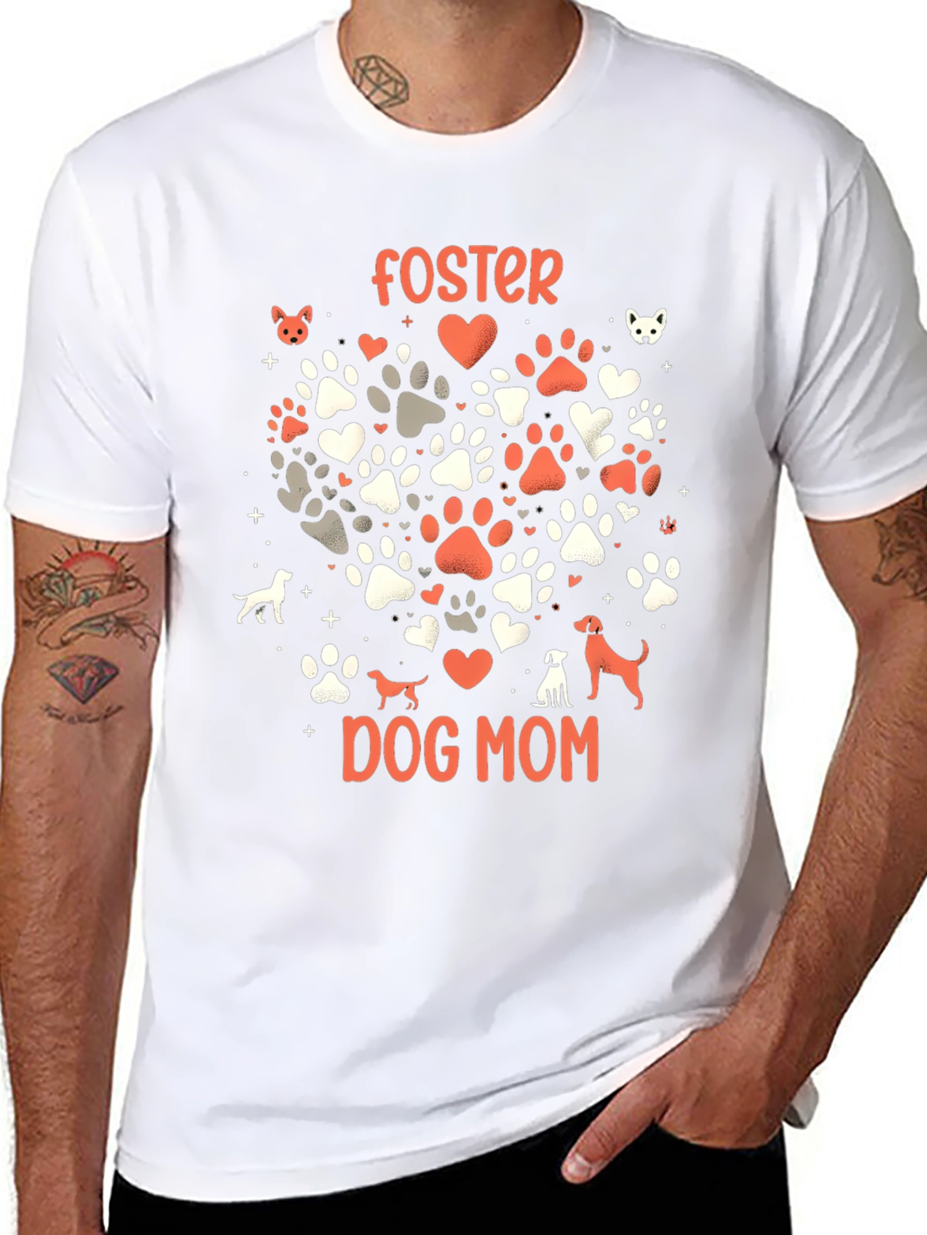 Foster Dog Mom Graphic Tee