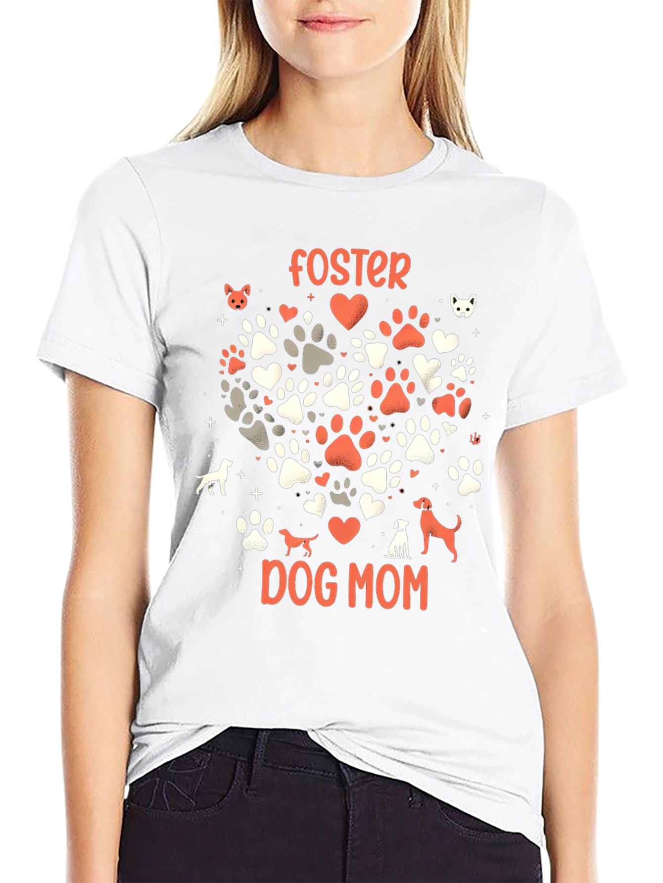 Foster Dog Mom Graphic Tee