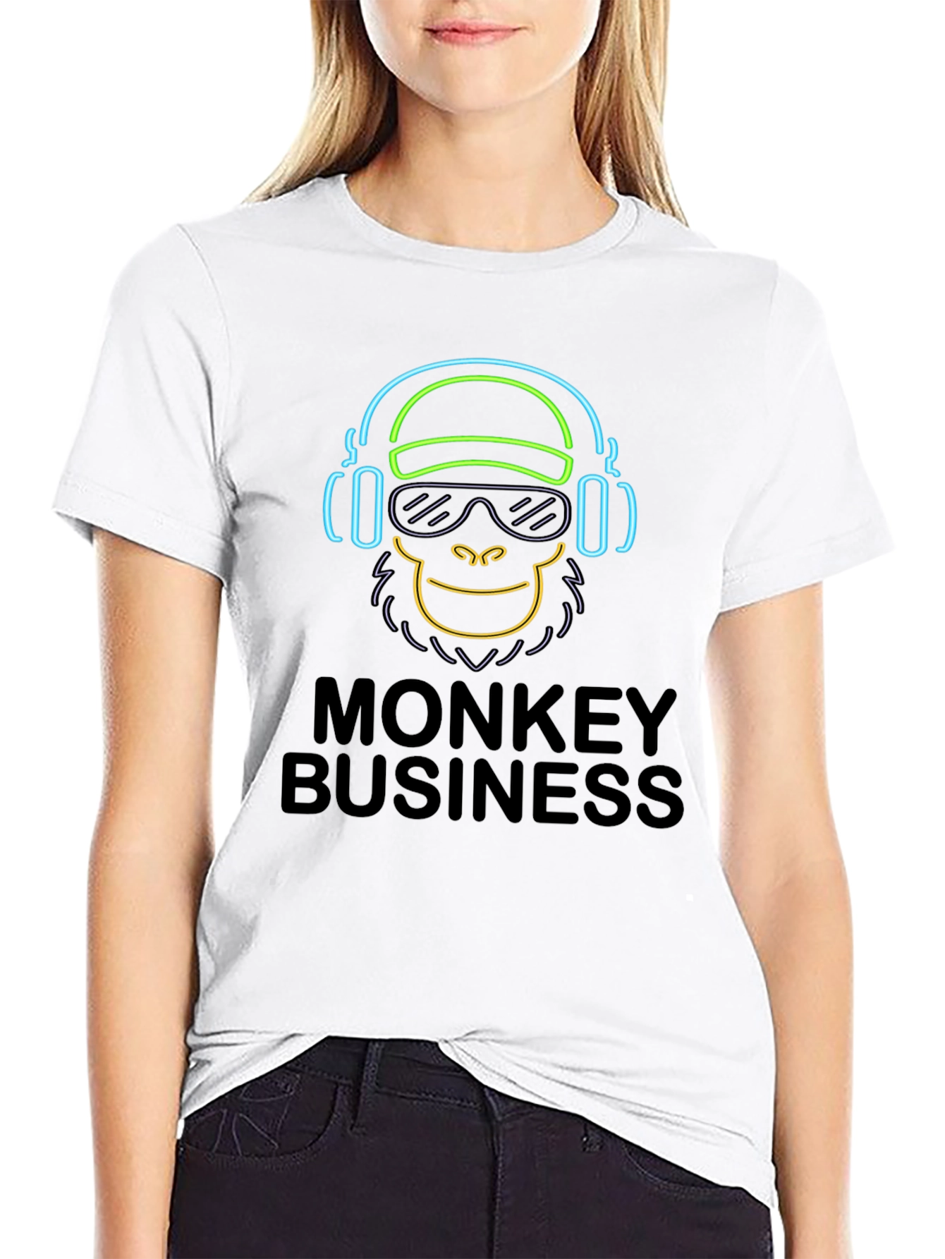 Monkey Business Graphic T-Shirt