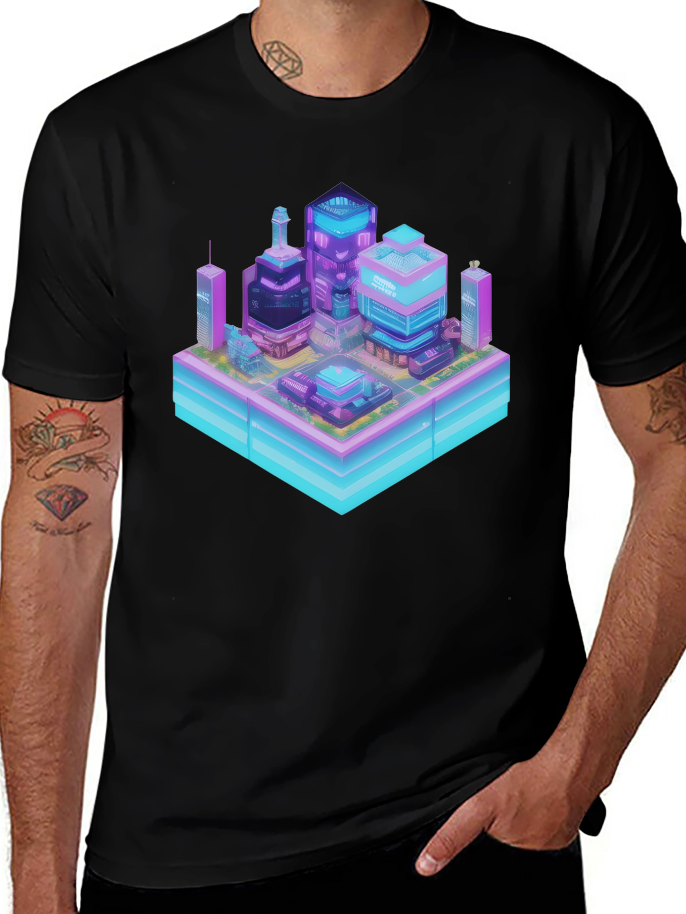 Cyberpunk City T-Shirt