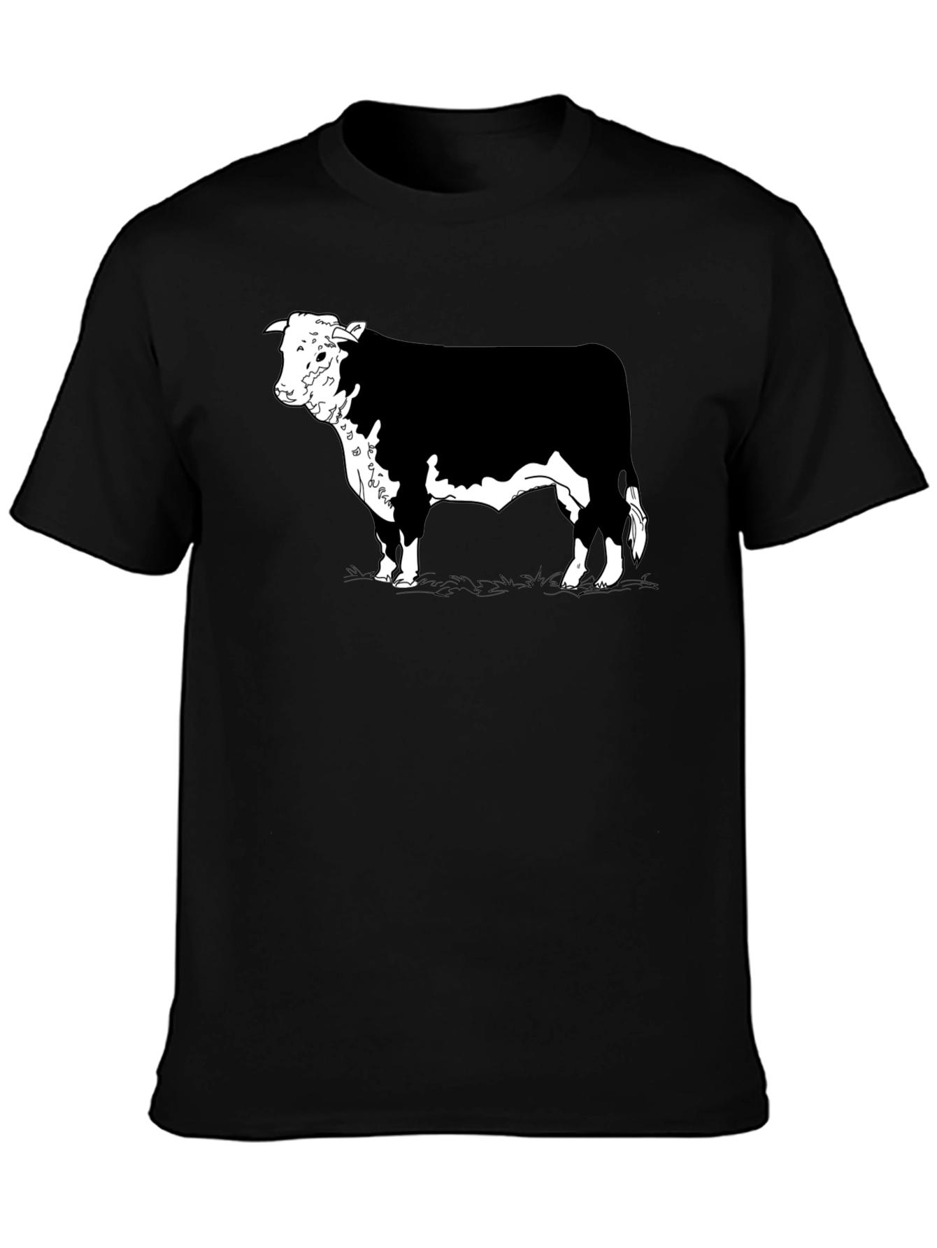 Black Hereford Bull Graphic Tee