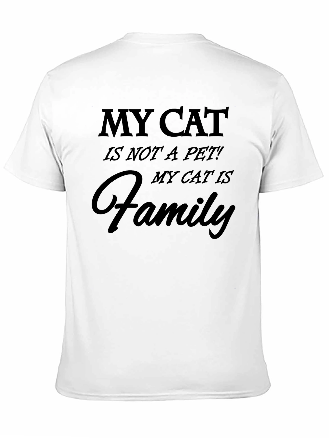 My Cat is Family Graphic Tee