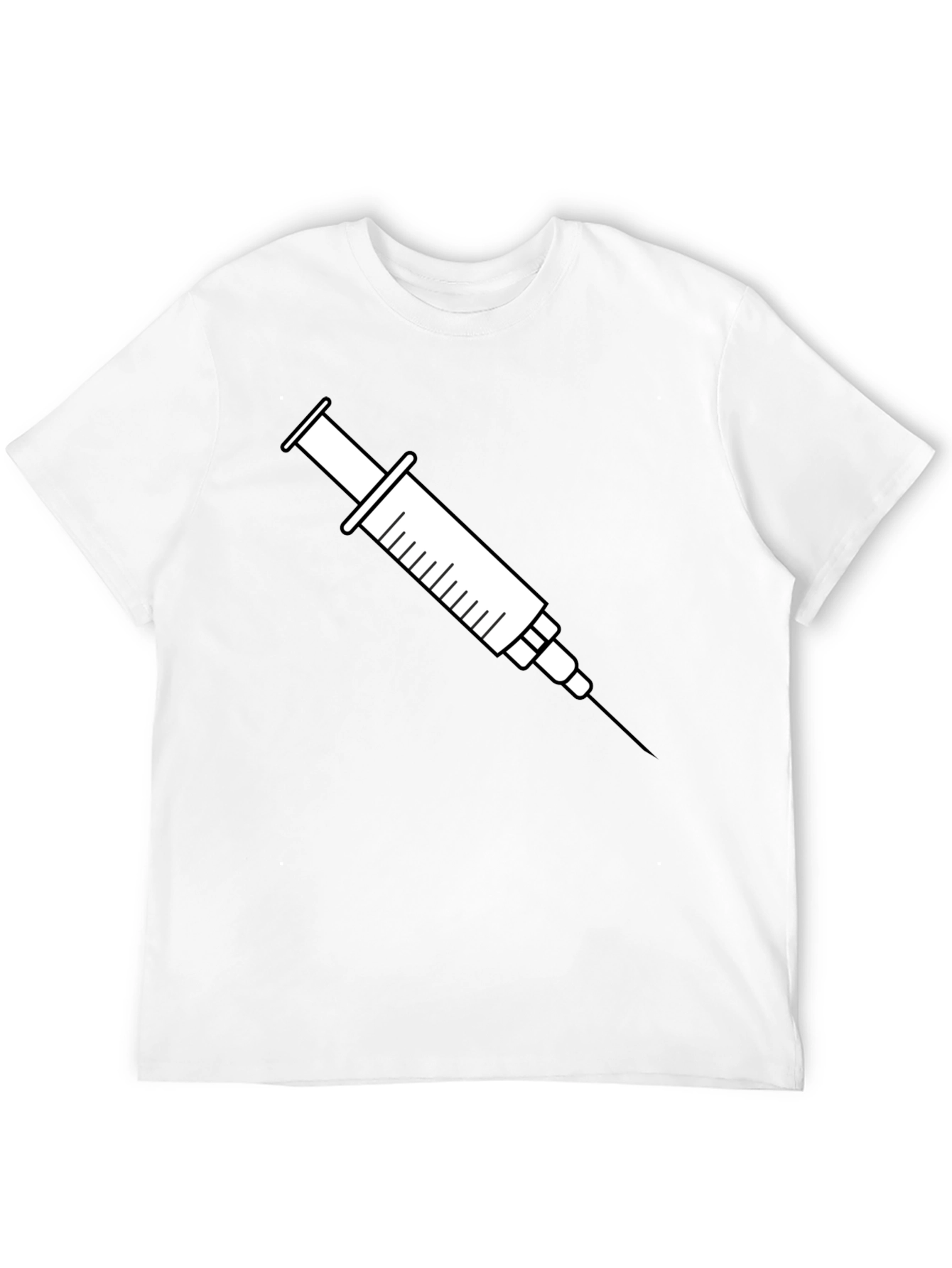 Syringe Graphic Tee - Novelty T-Shirt
