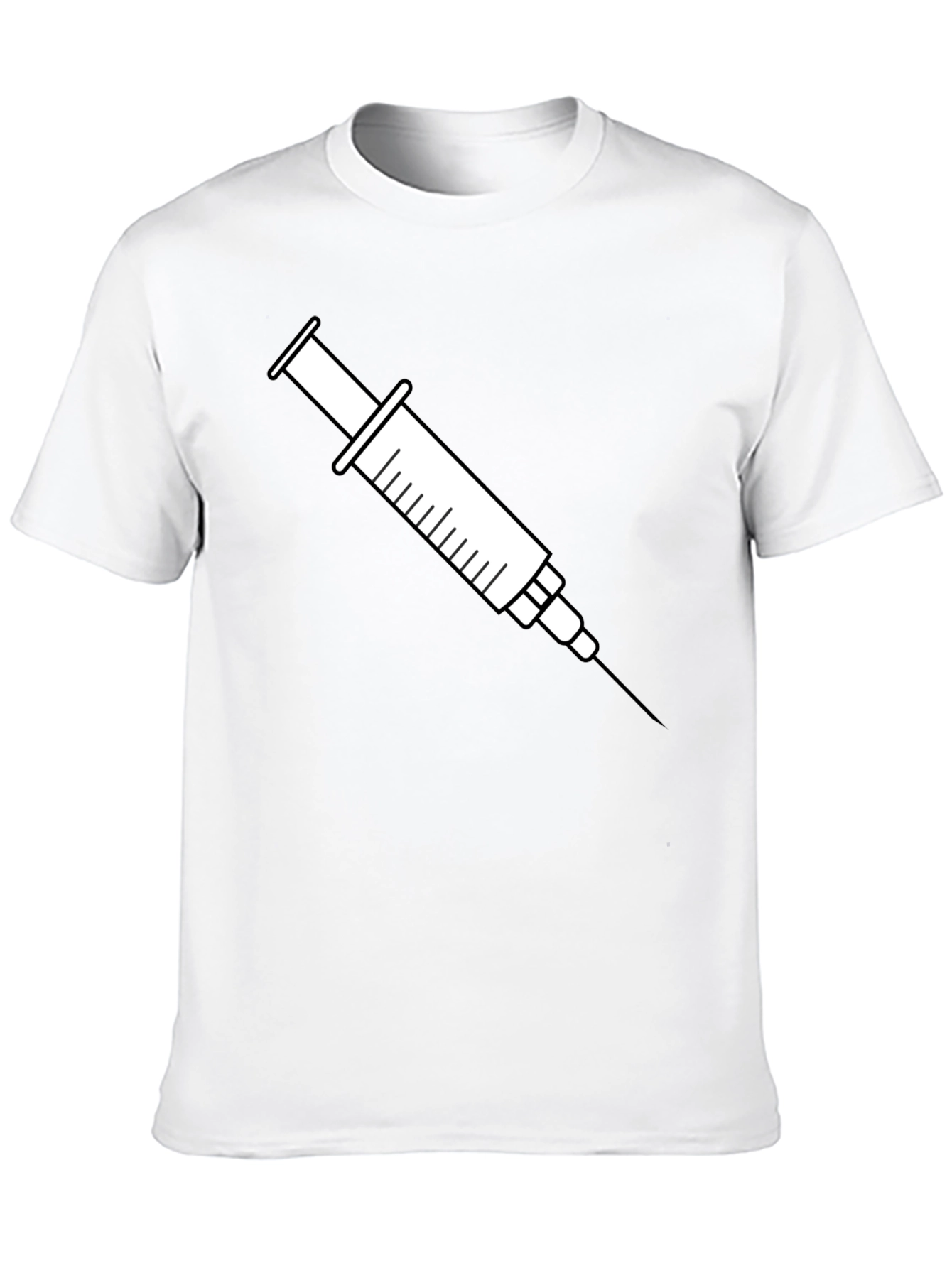 Syringe Graphic Tee - Novelty T-Shirt