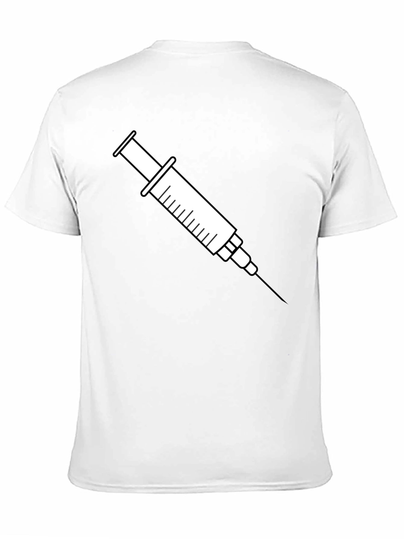 Syringe Graphic Tee - Novelty T-Shirt