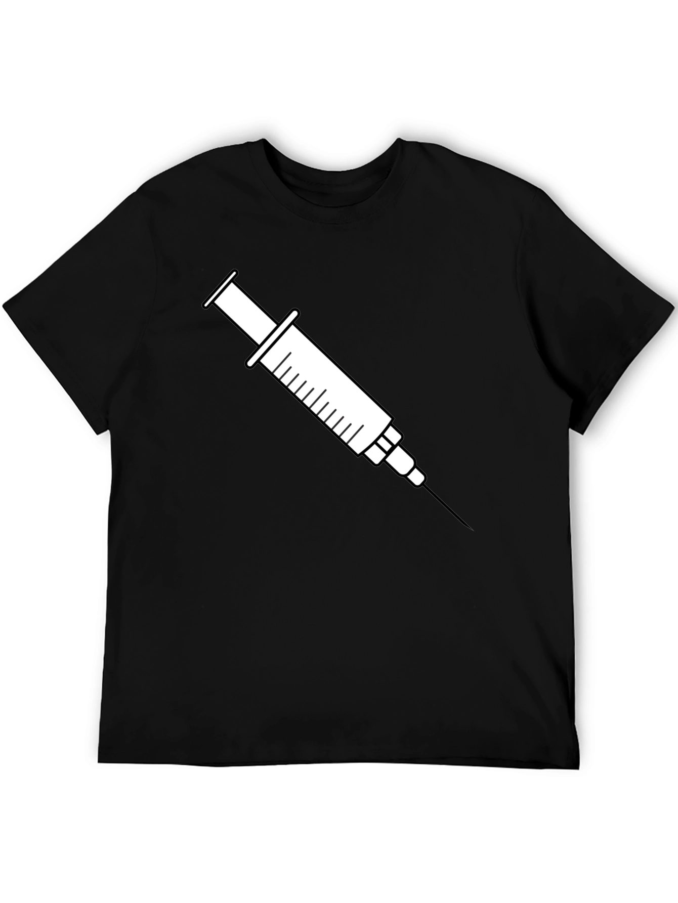 Syringe Graphic Tee - Novelty T-Shirt