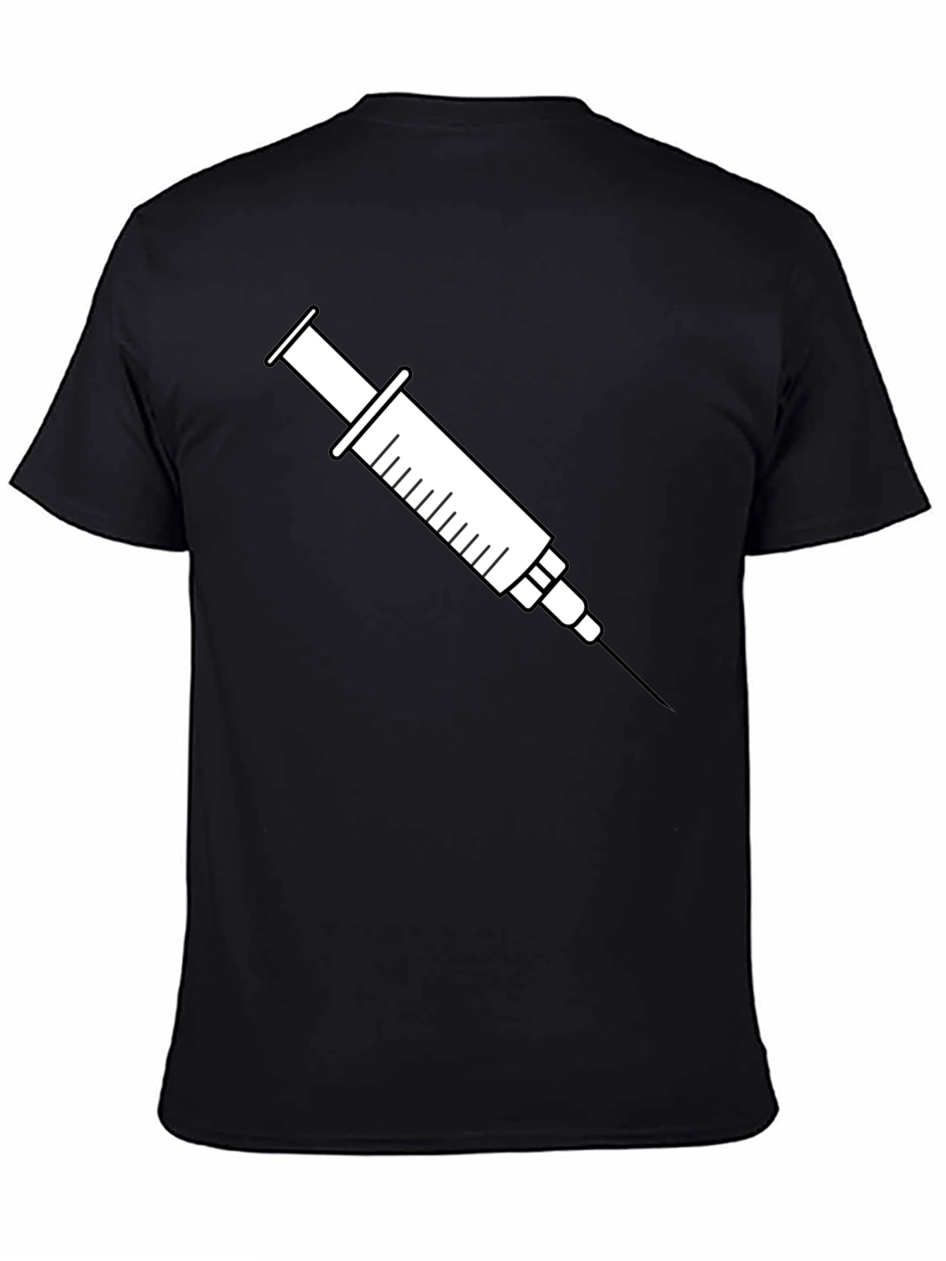 Syringe Graphic Tee - Novelty T-Shirt