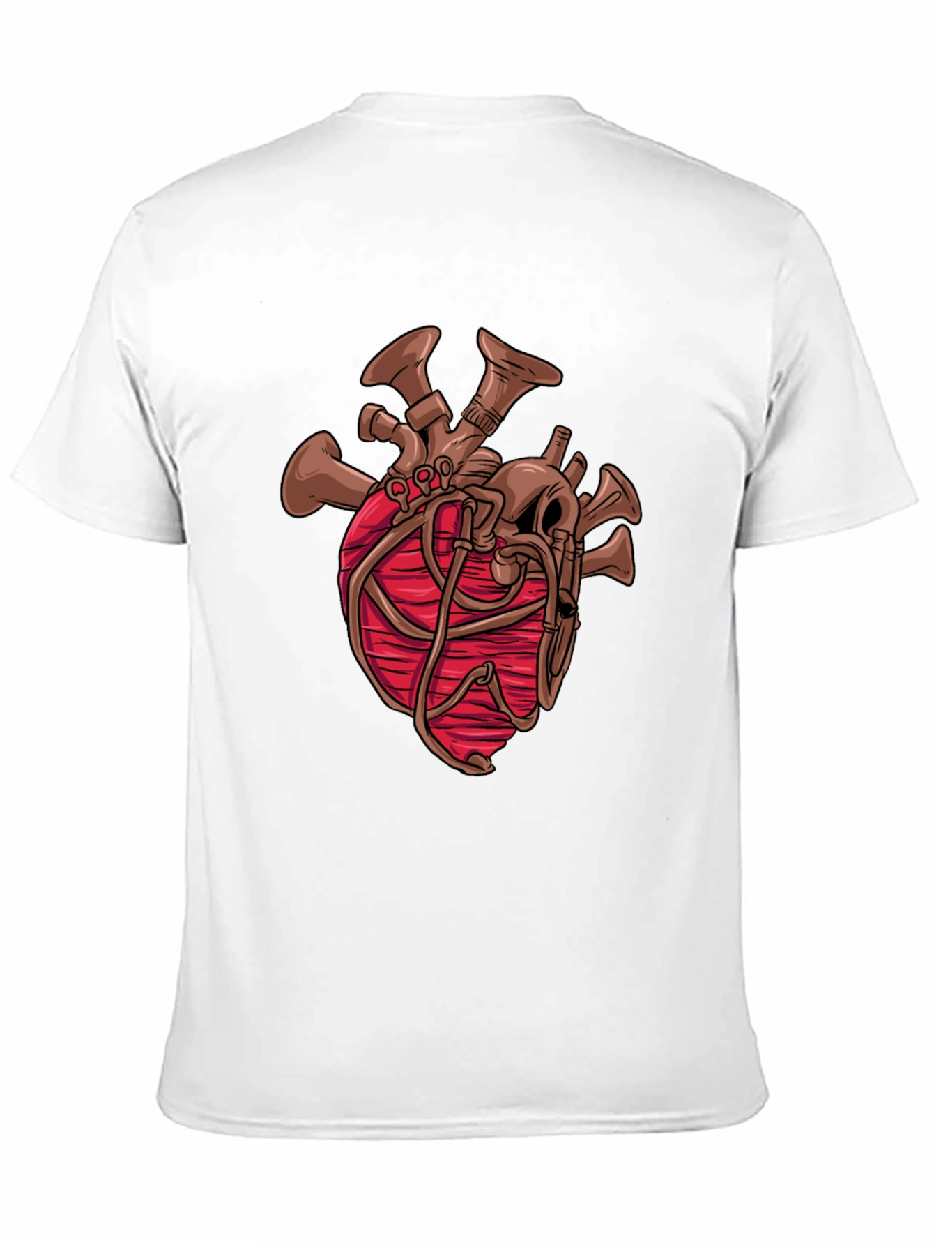 Steampunk Heart Graphic Black T-Shirt