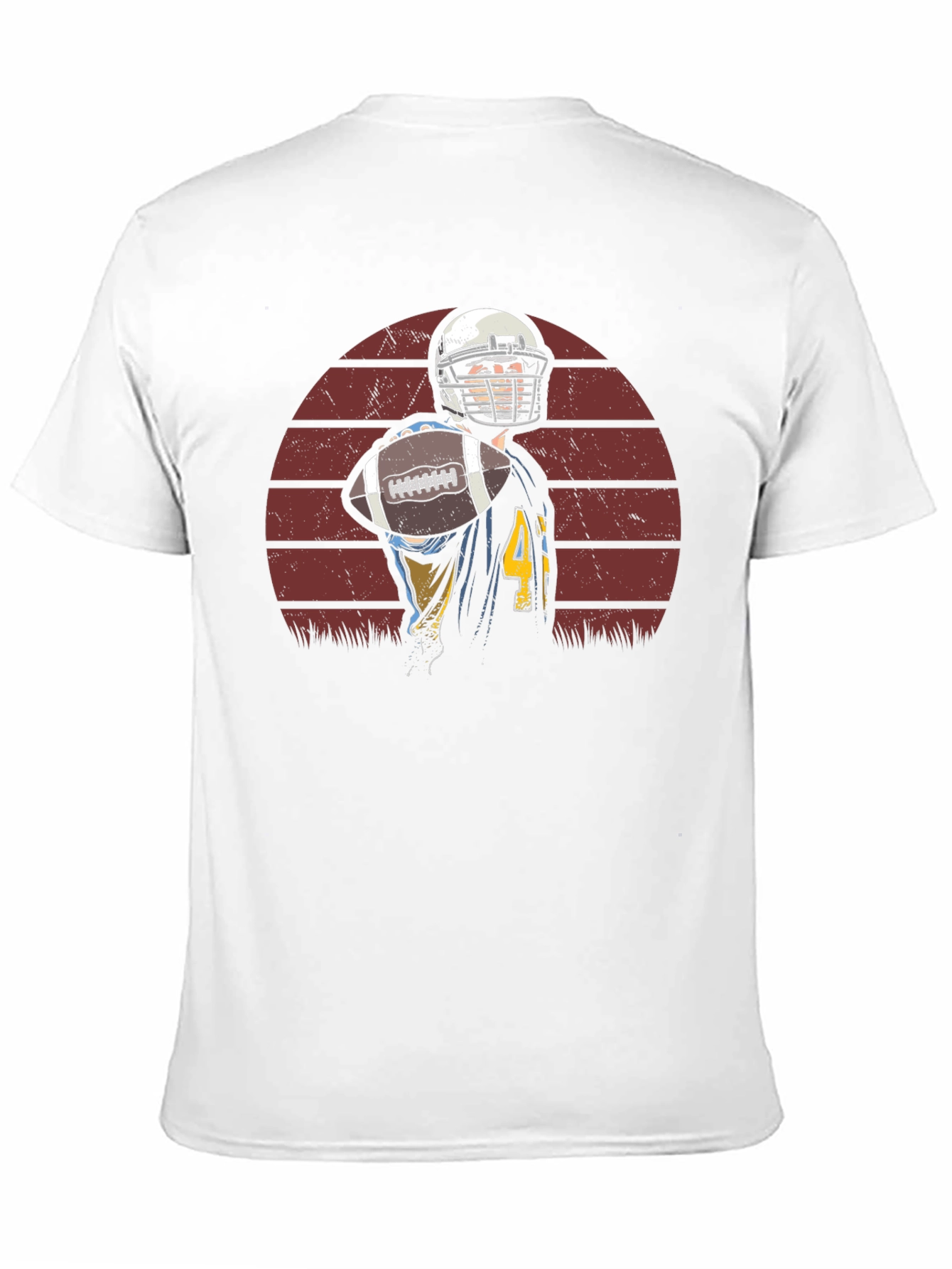 Football Player Graphic T-Shirt