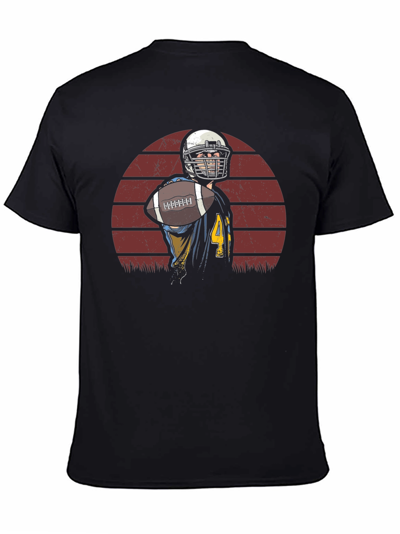 Football Player Graphic T-Shirt