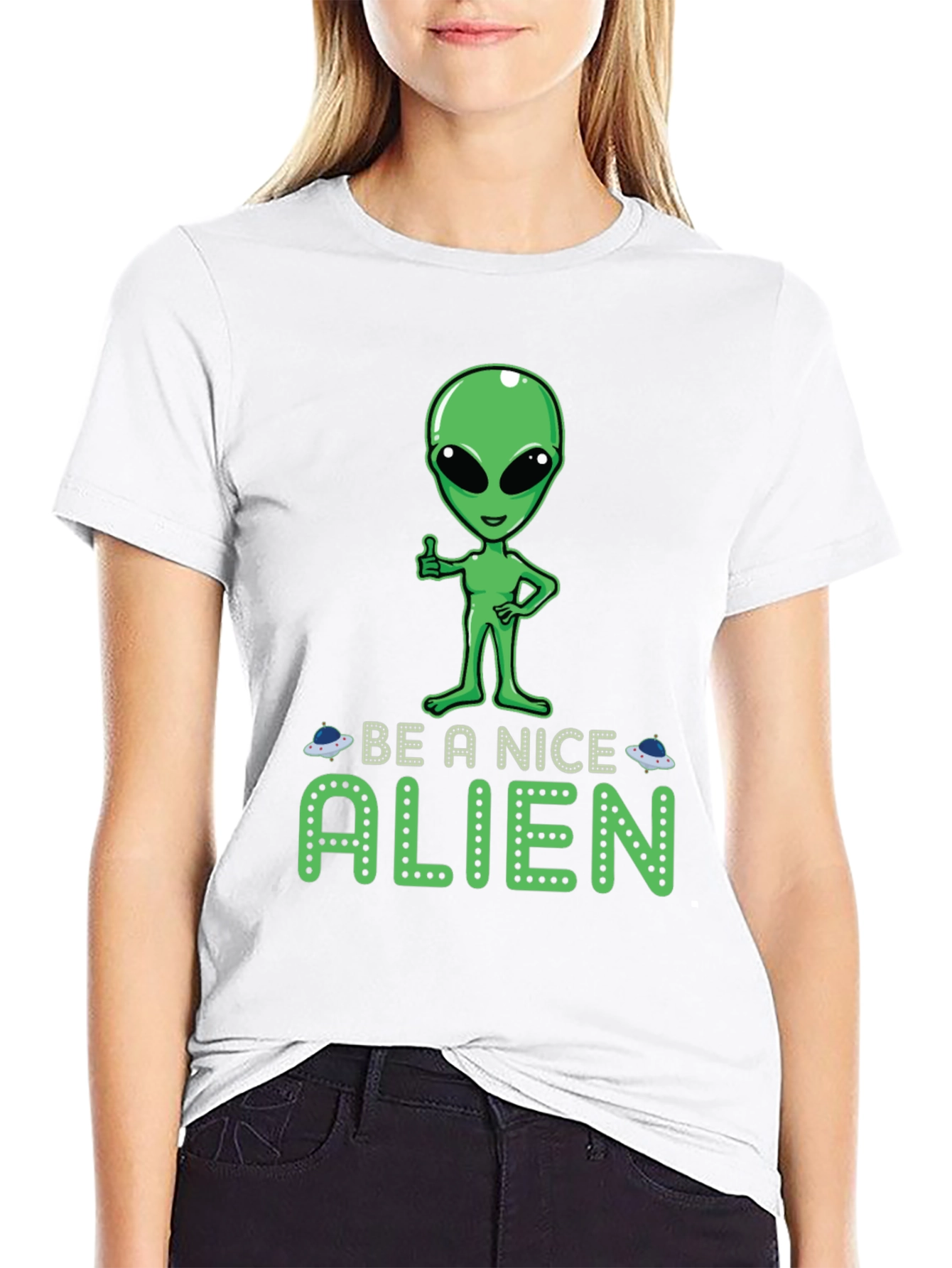 Be A Nice Alien Graphic Tee