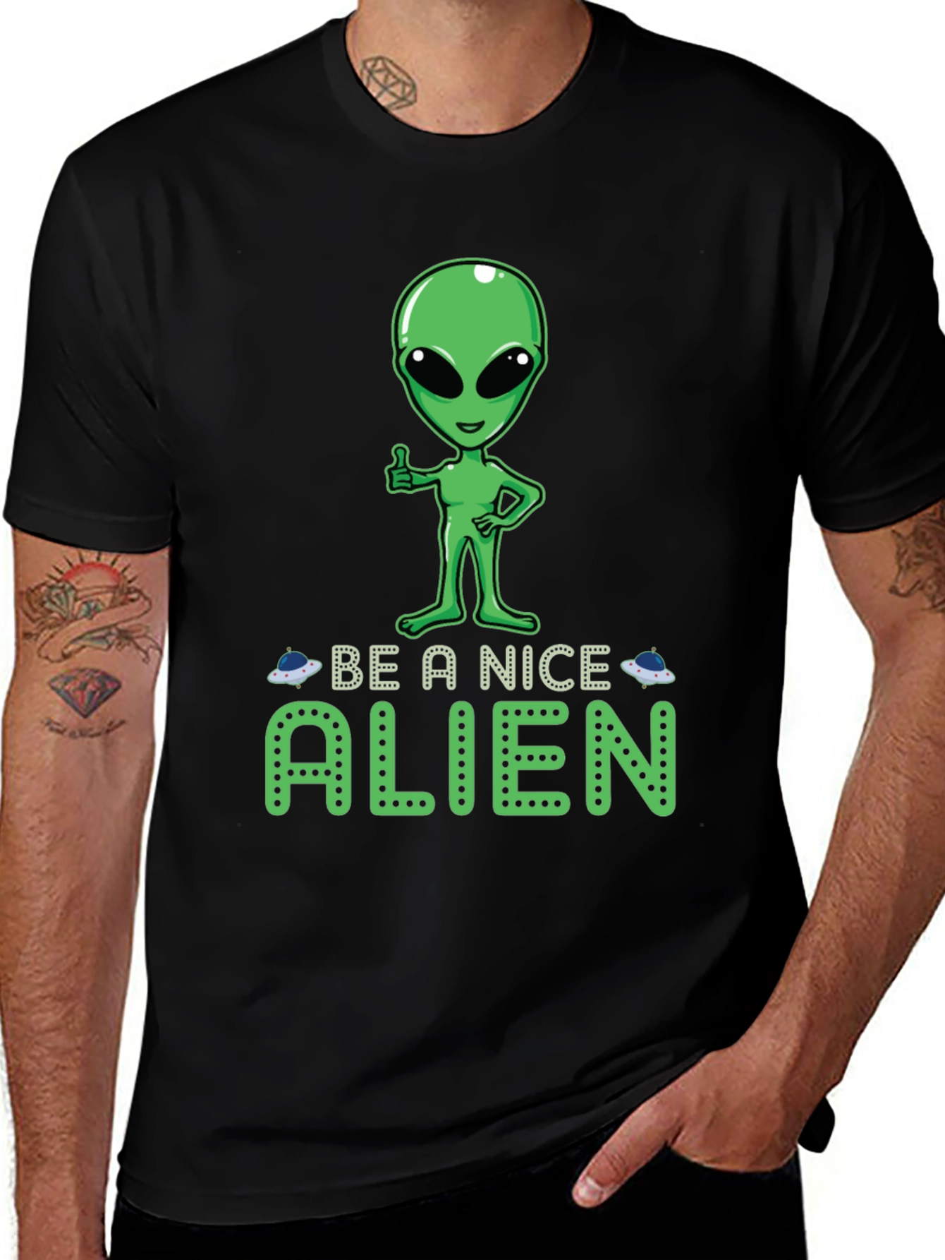 Be A Nice Alien Graphic Tee