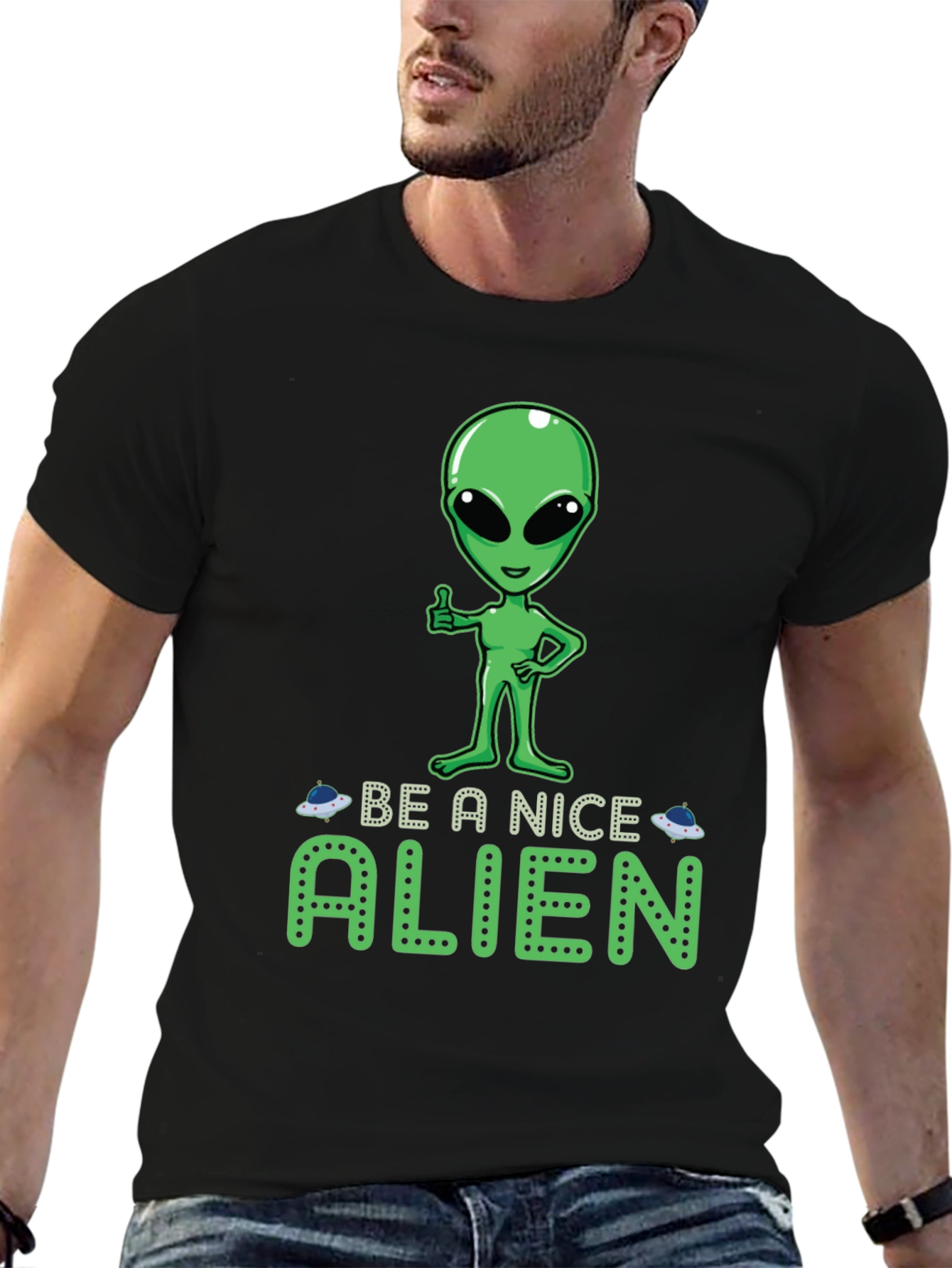 Be A Nice Alien Graphic Tee