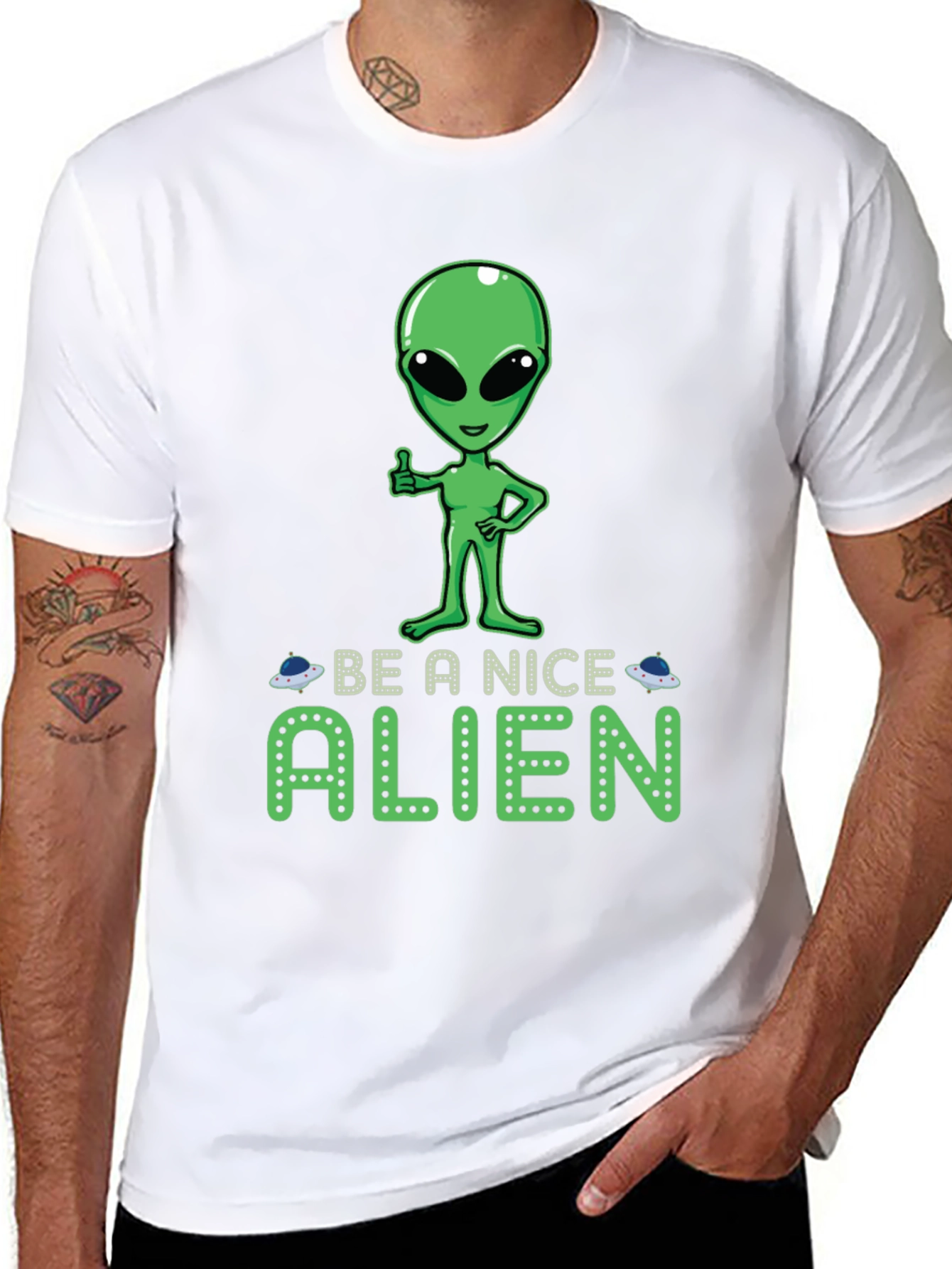 Be A Nice Alien Graphic Tee