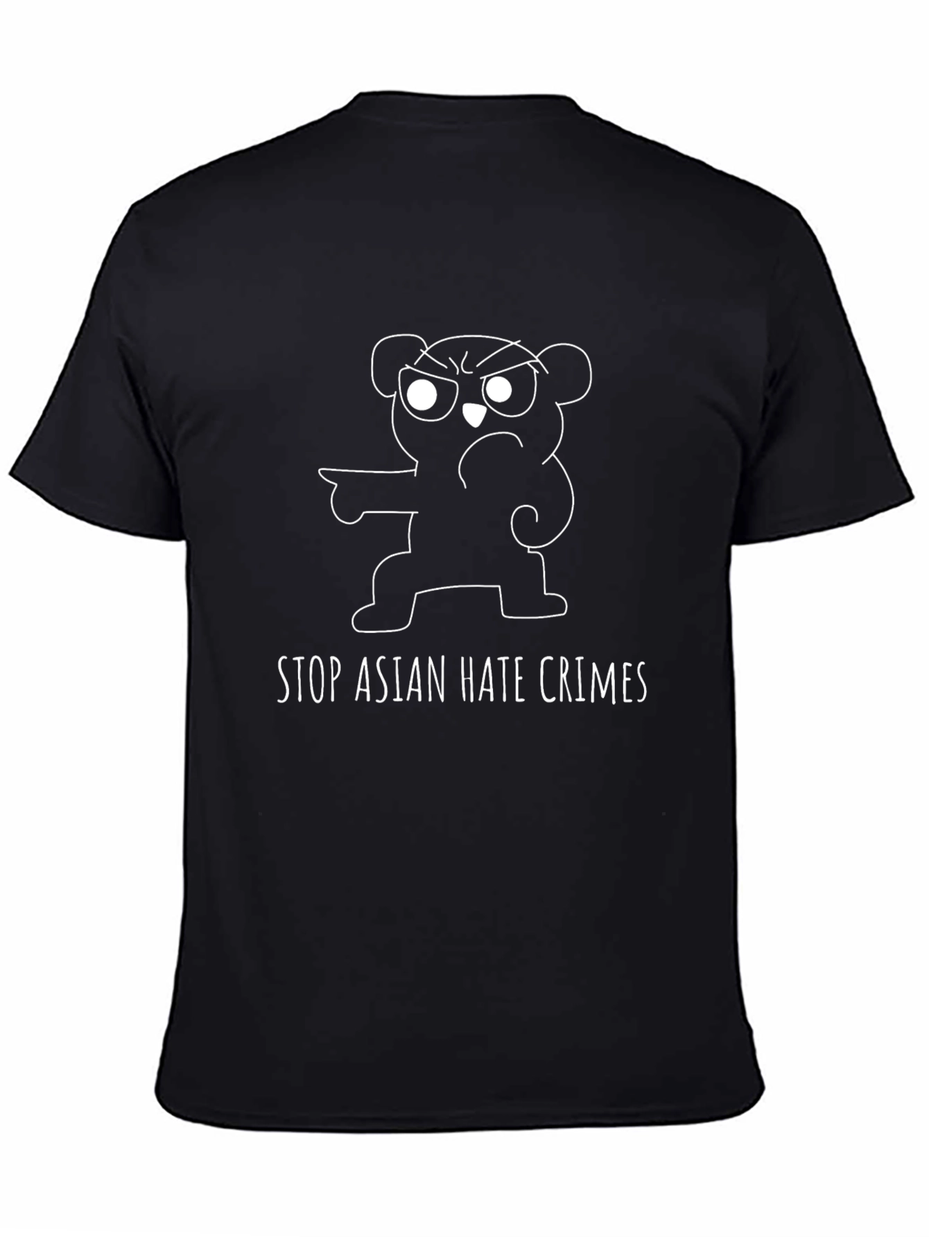 Stop Asian Hate Crimes T-Shirt - Protest Bear Design