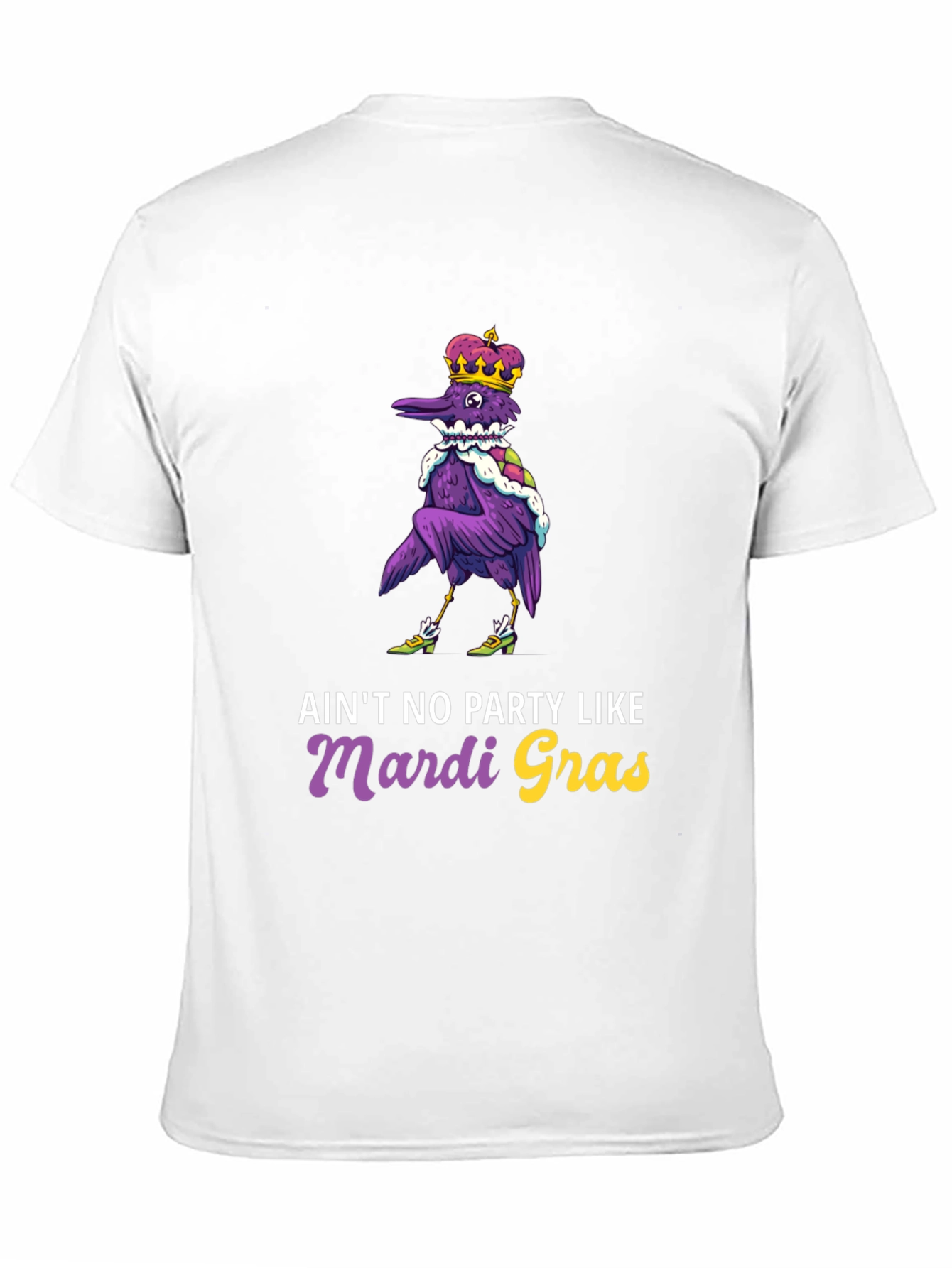 Mardi Gras Party Raven T-Shirt