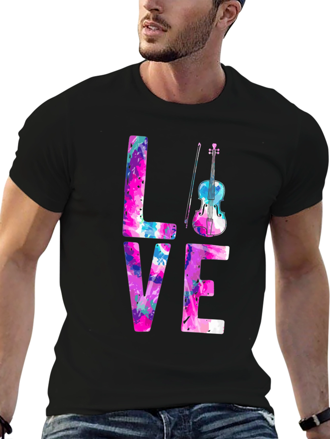 Violin Love T-Shirt - Music Lovers Tee