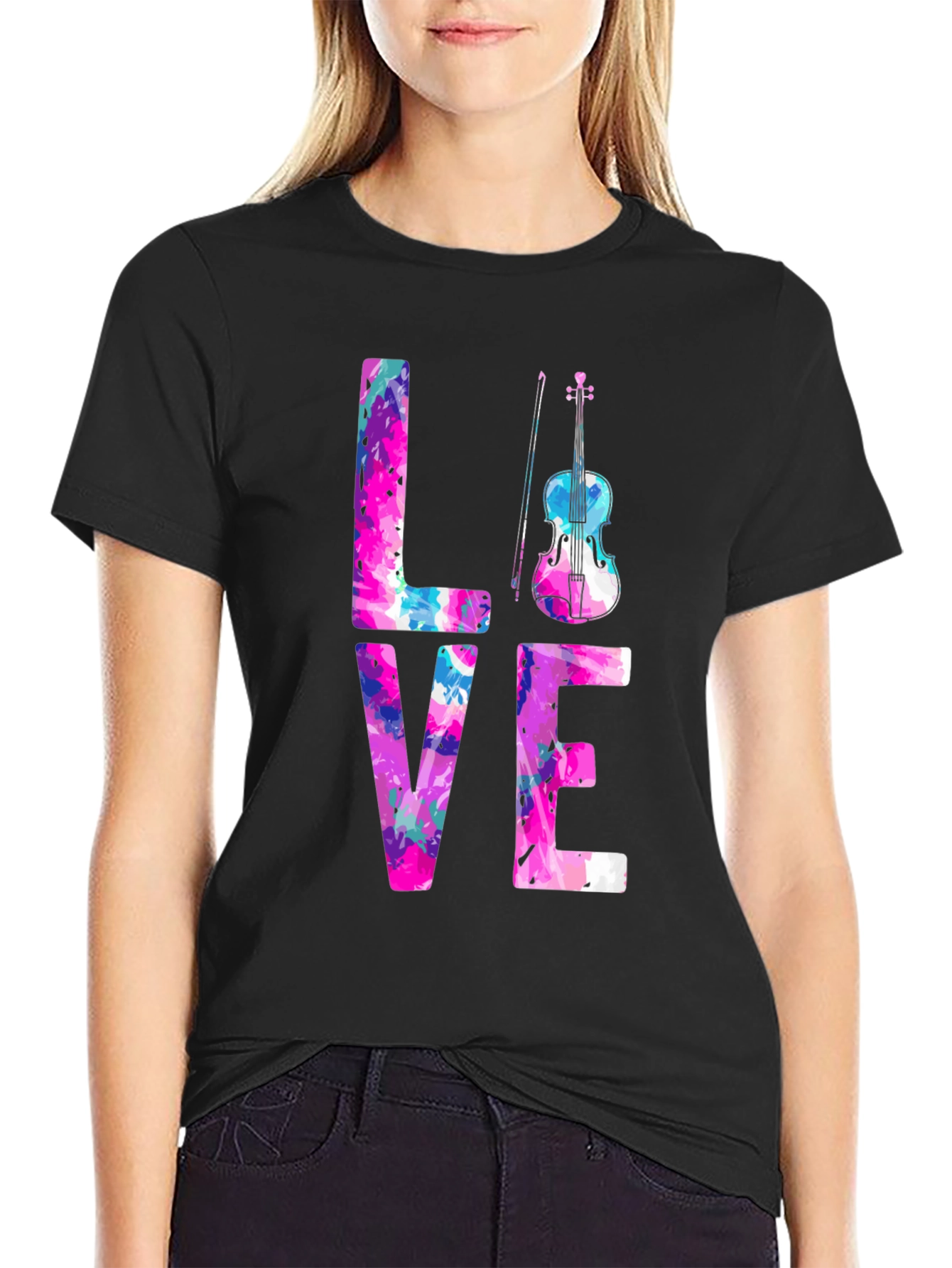 Violin Love T-Shirt - Music Lovers Tee