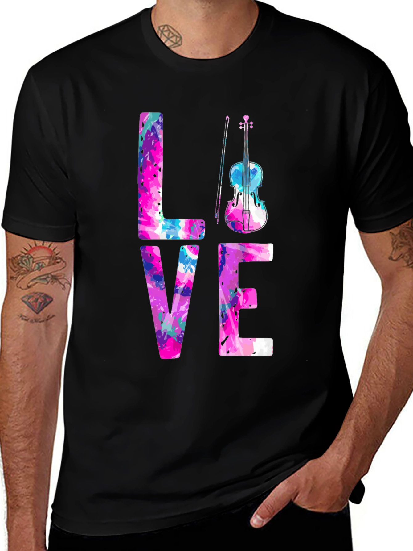 Violin Love T-Shirt - Music Lovers Tee