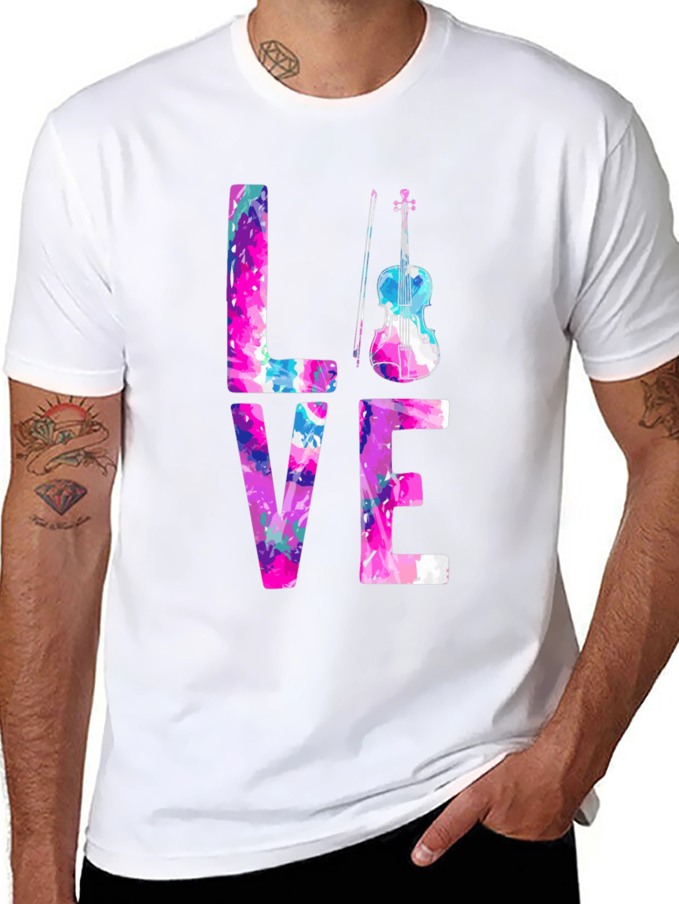 Violin Love T-Shirt - Music Lovers Tee